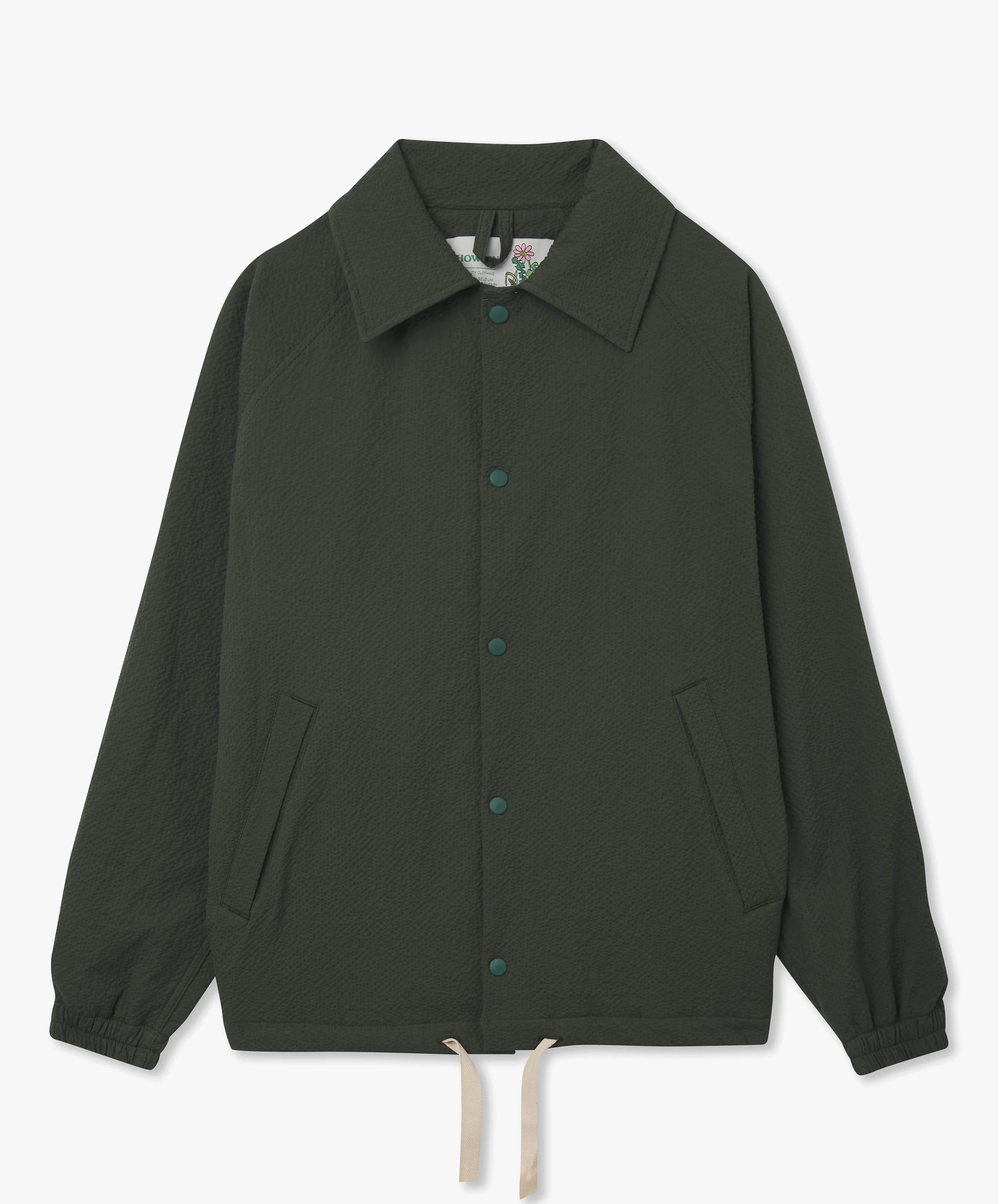 Coach Your Jacket - Greenish Seersucker