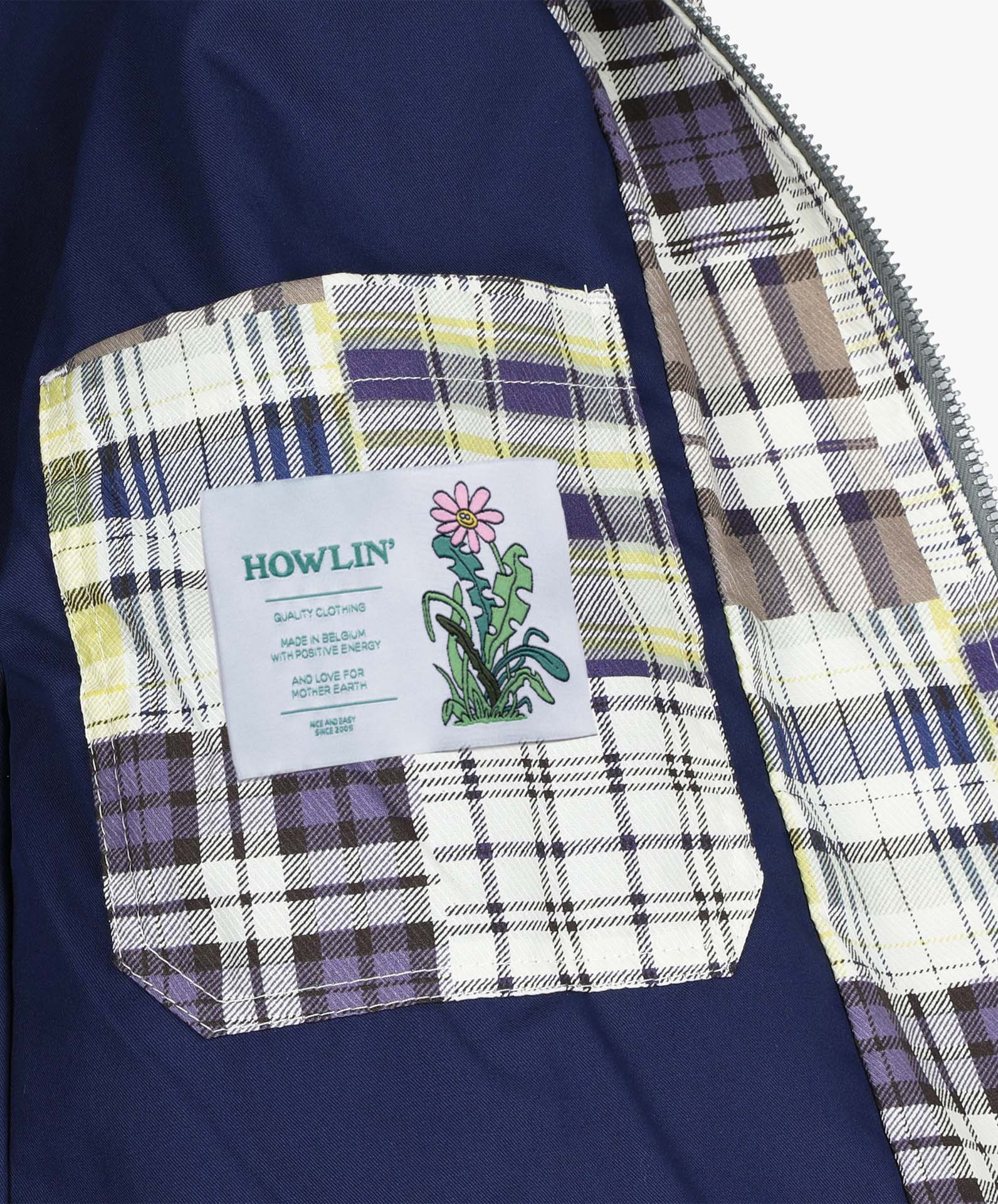 Boxy Swing Jacket - Fantasy - Blue Madras Mix
