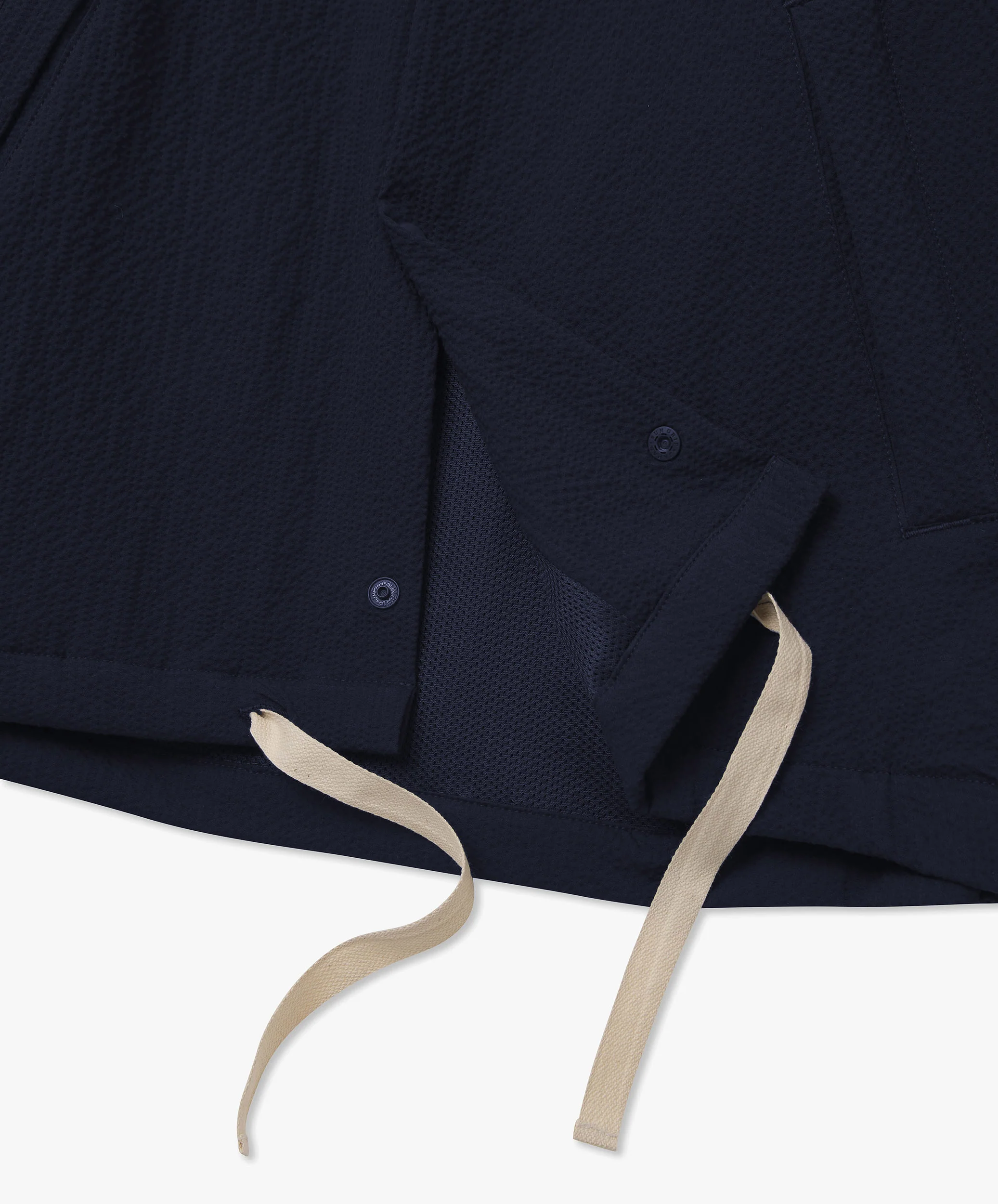 Coach Your Jacket - Navy Seersucker