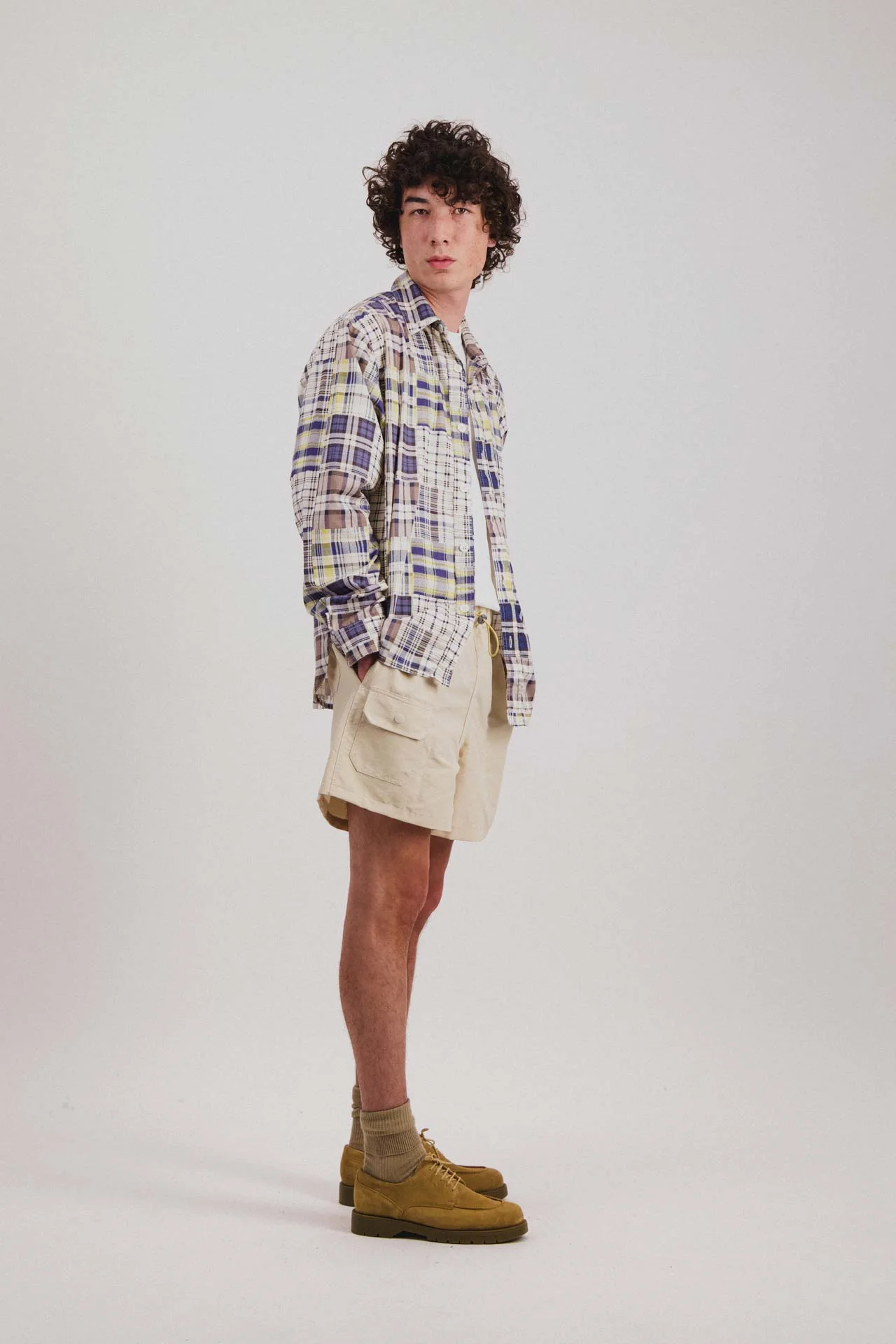 Afterthoughts Shirt - Blue Madras Mix