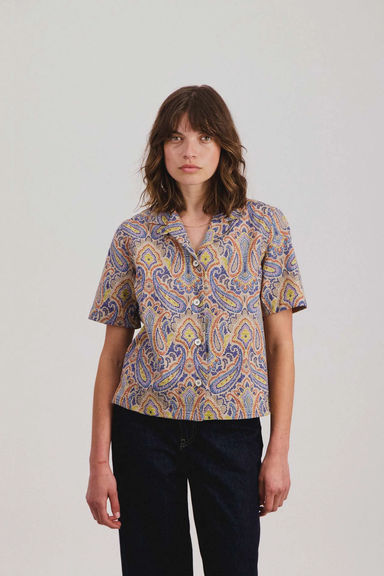 Cocktails for the Girls shirt - Fantasy - Tropical Psych Paisley (Women)