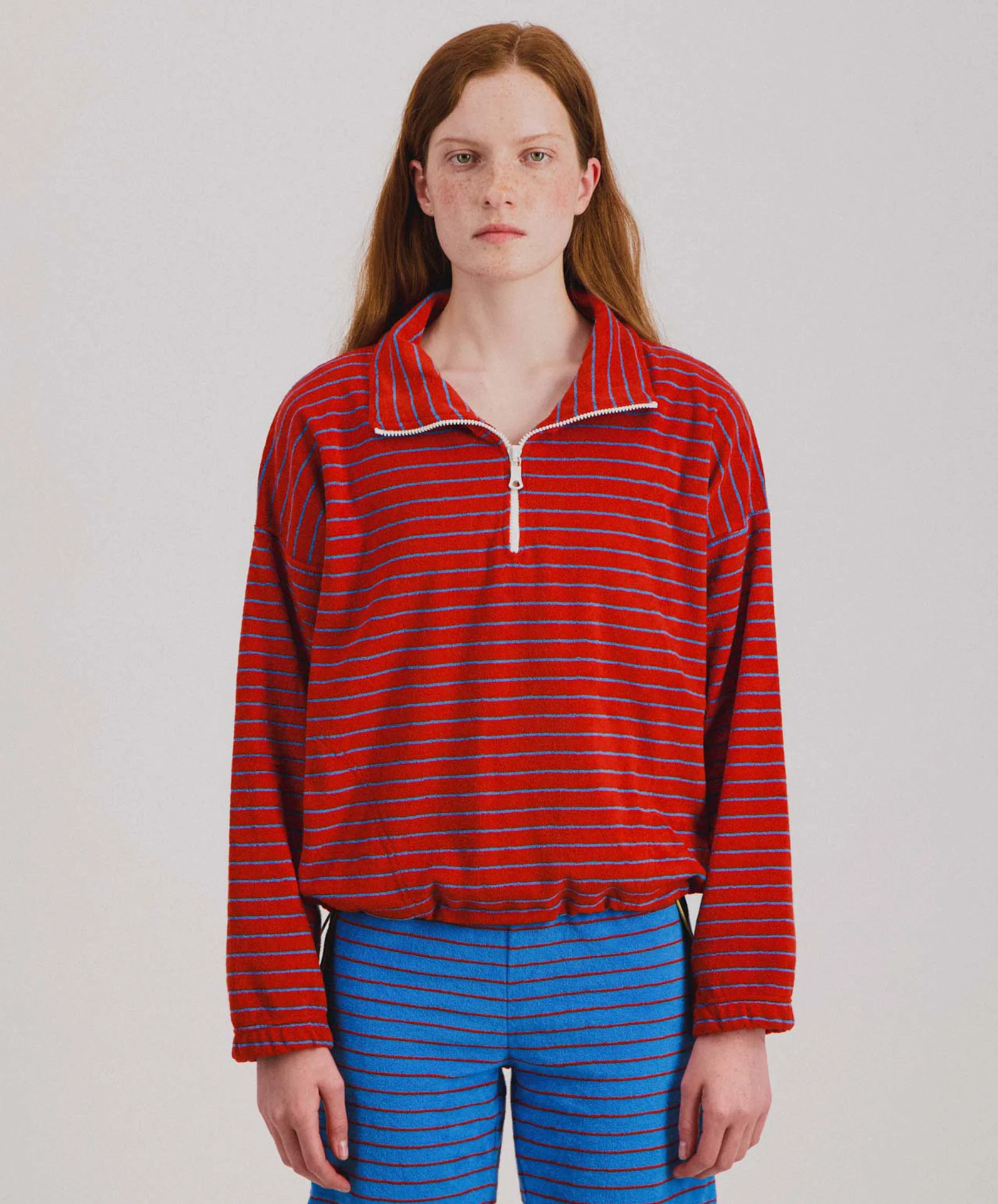 Magic Striped Sweat - Hyper Red (Women)