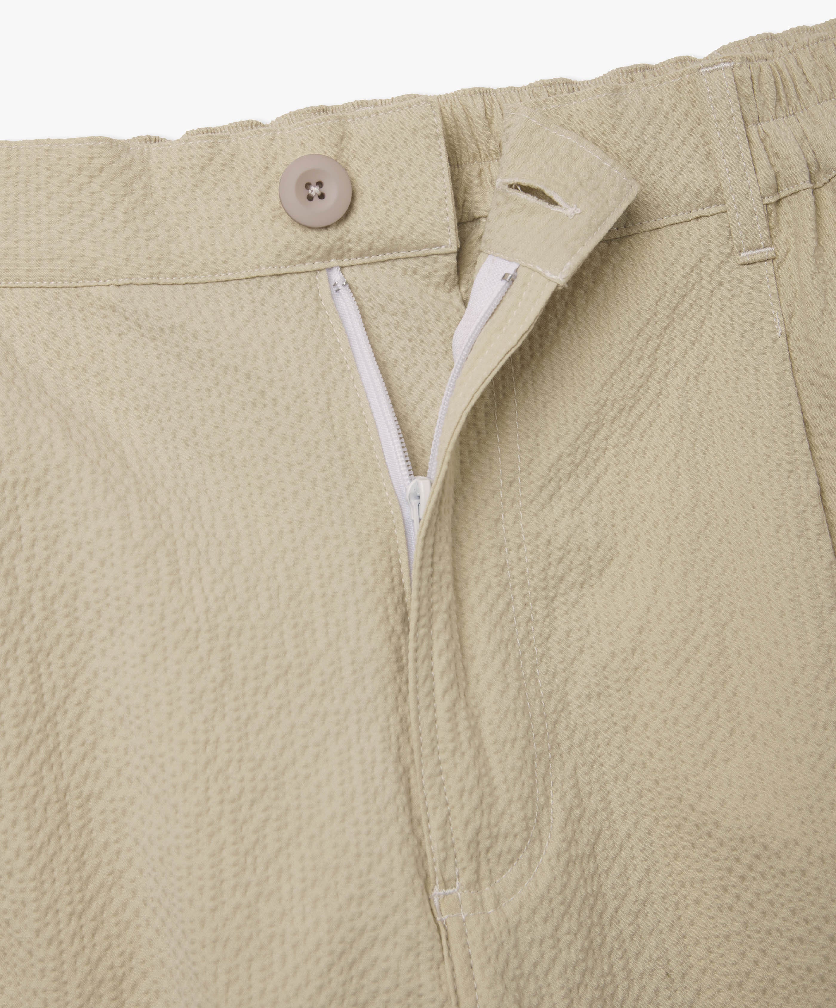 Cosmic Pants - Ecru Seersucker