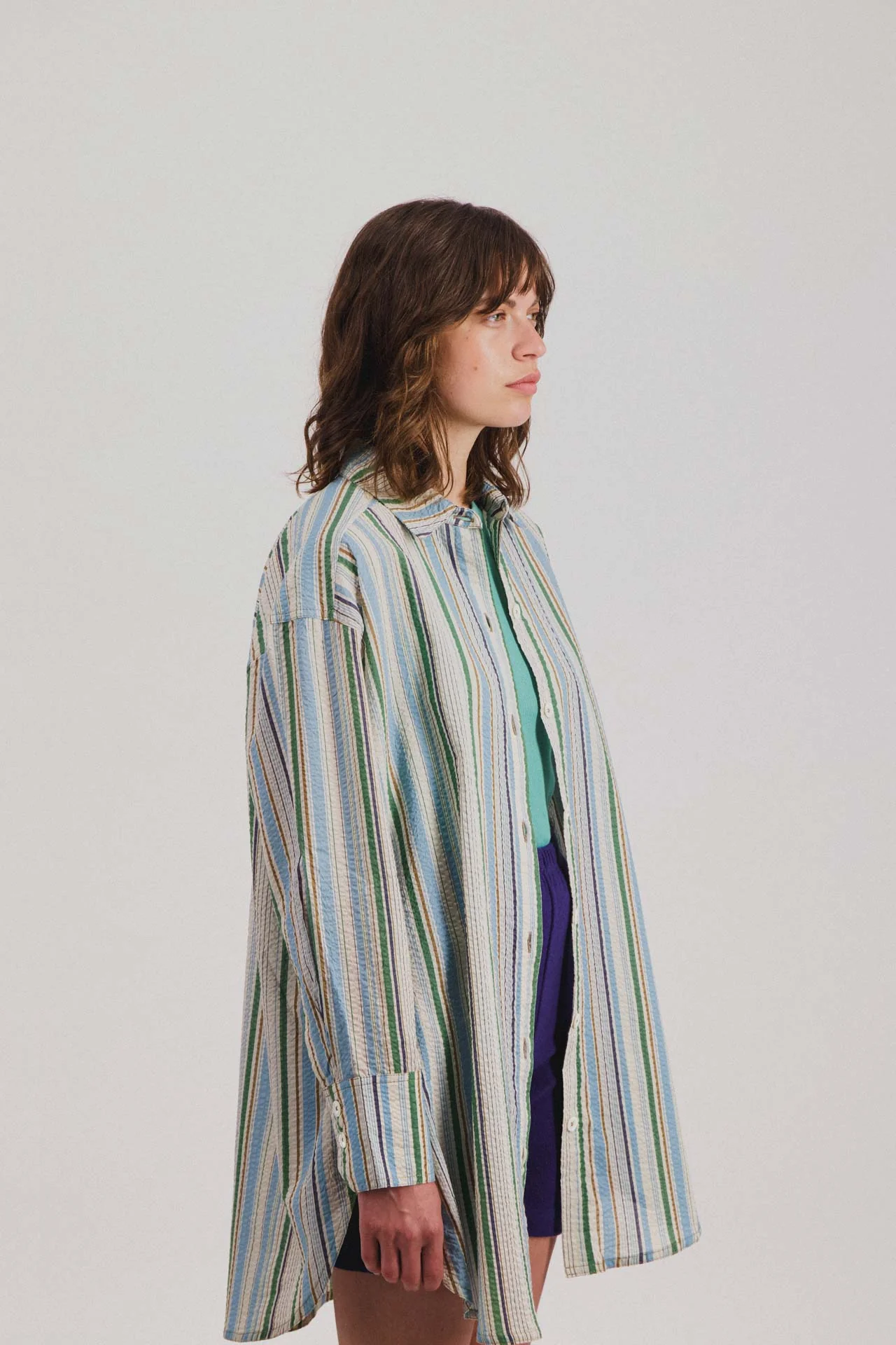 Big Lovely Shirt - Fantasy - Tropical Stripes (Women)