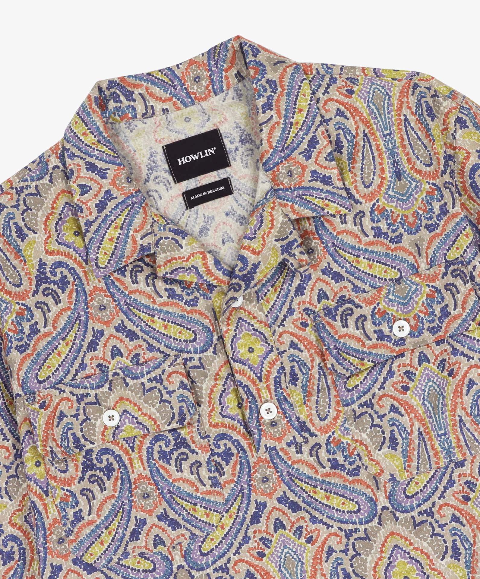 Space Operator Shirt - Paisley - Tropical Psych Paisley