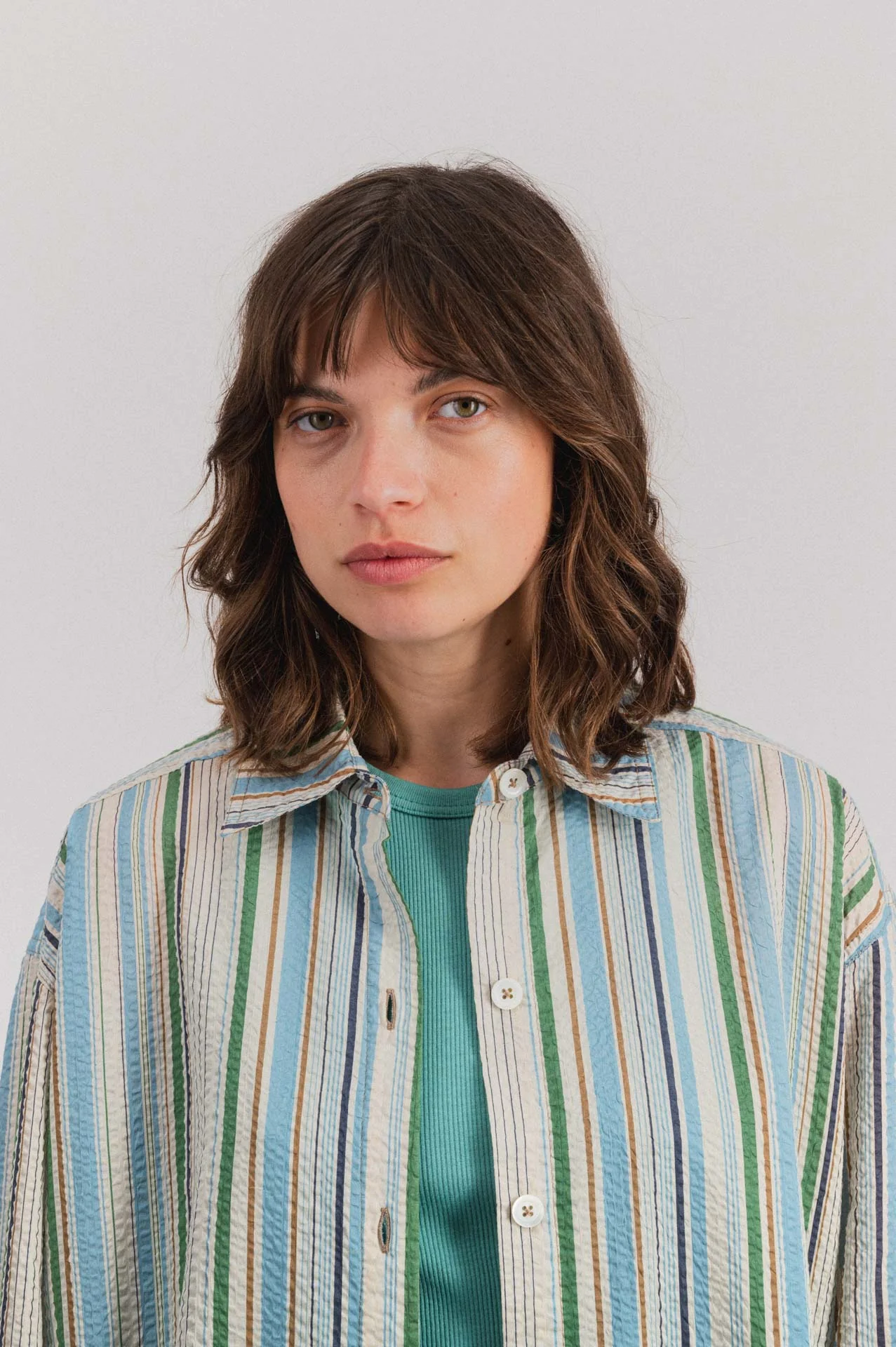 Big Lovely Shirt - Fantasy - Tropical Stripes (Women)