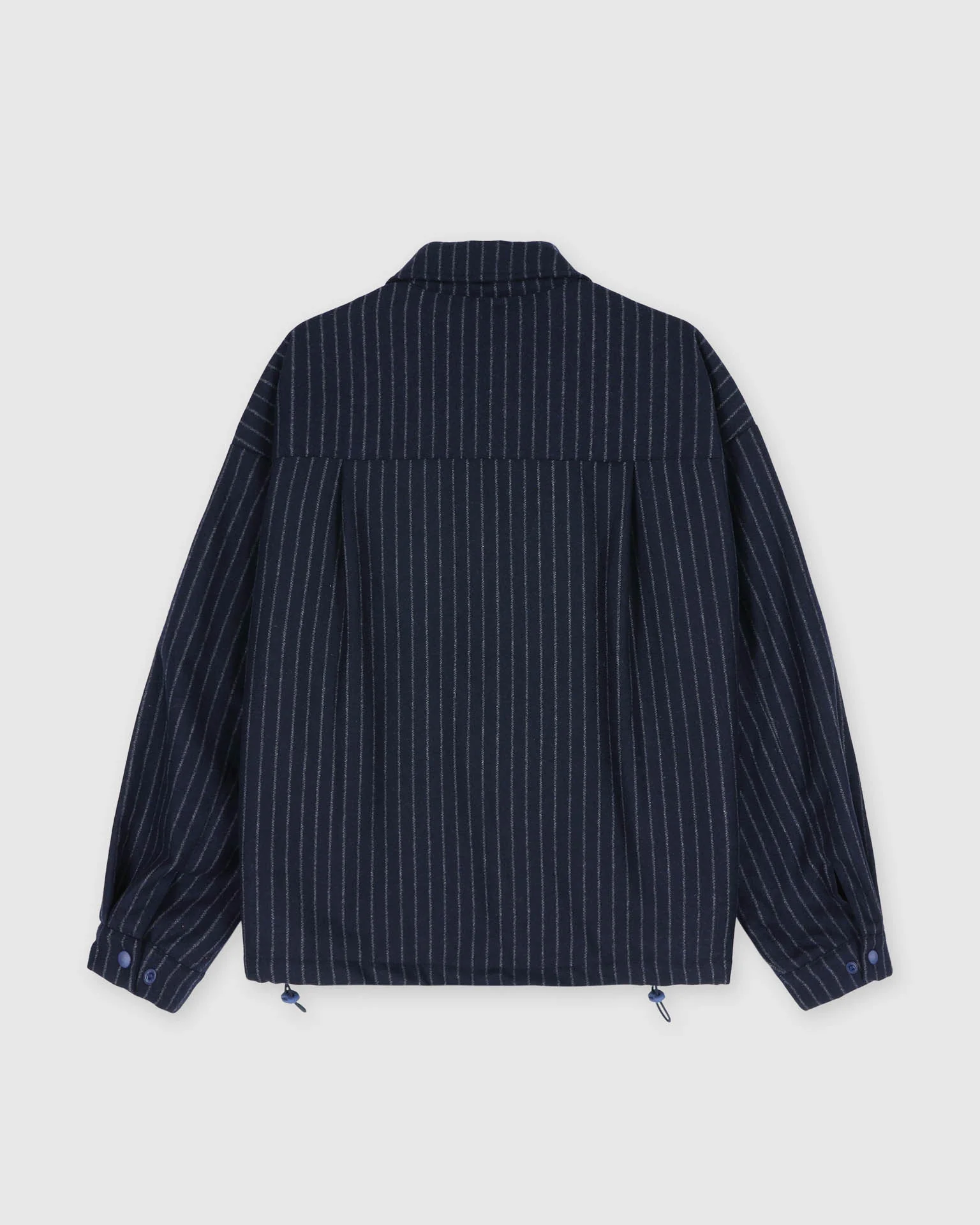 Boxy Swing Jacket - Wool - Striped