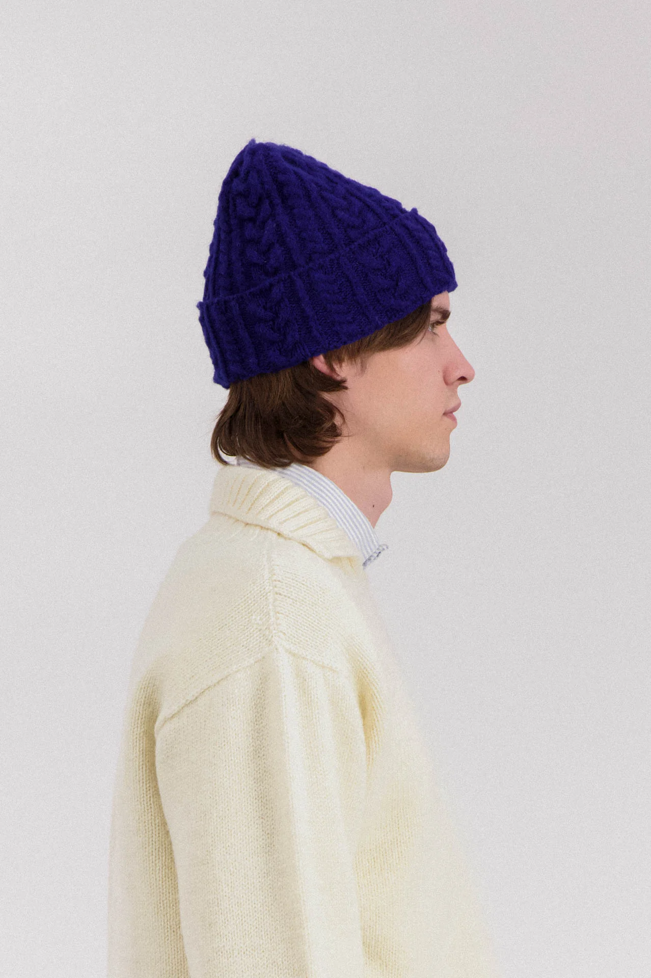 Cable Festival Hat - Cobalt Love