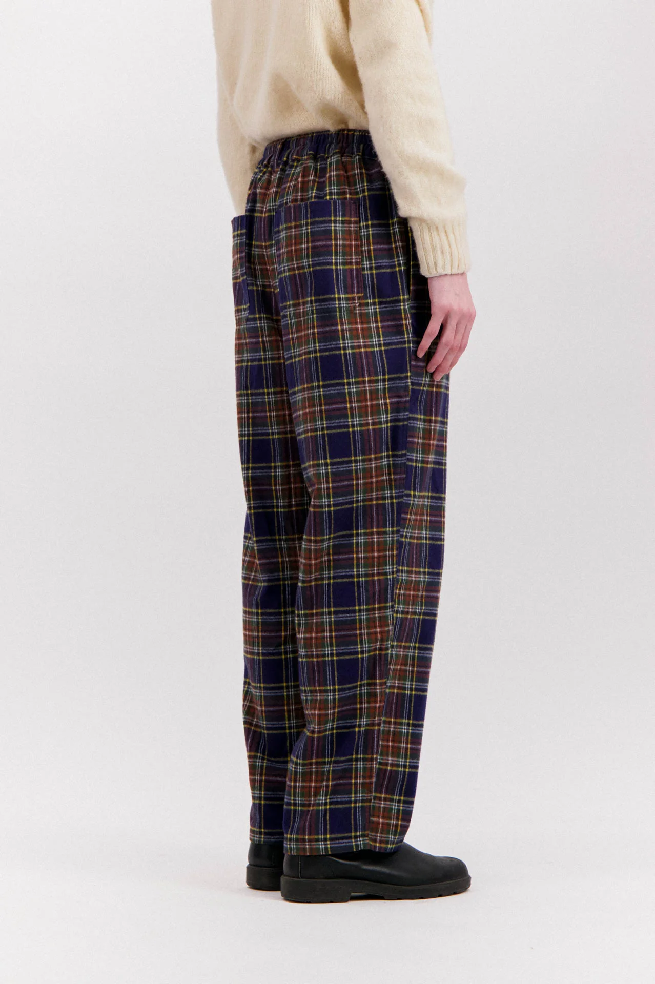 Cosmic Pants - Tartan - Navy