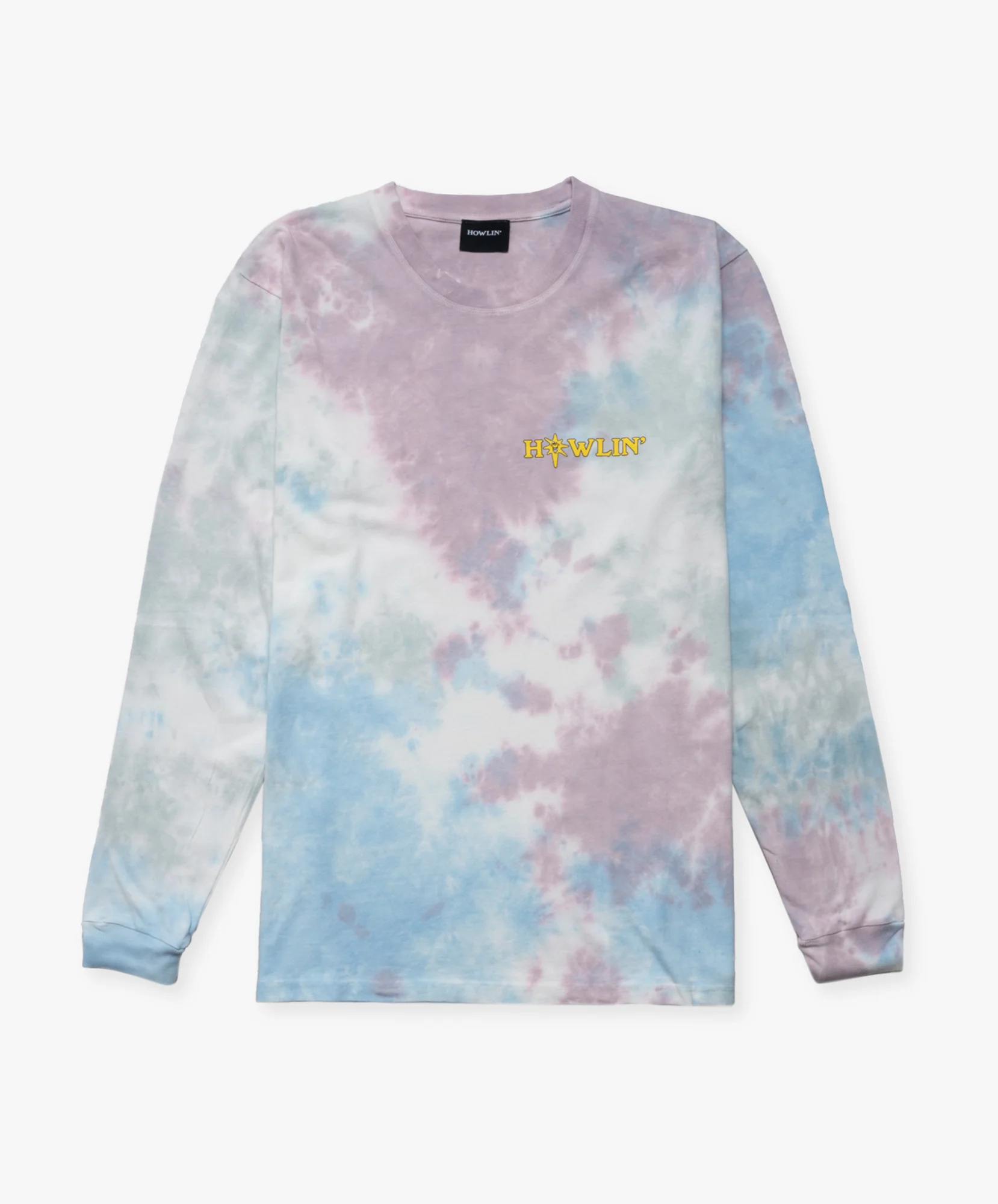 Howlin' Tie Dye T-shirt - Long Sleeve - Summer Mix