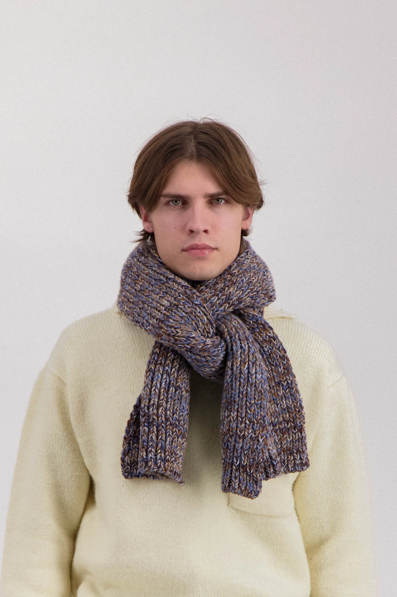 Marled Fantasies Scarf - Jeans Mix