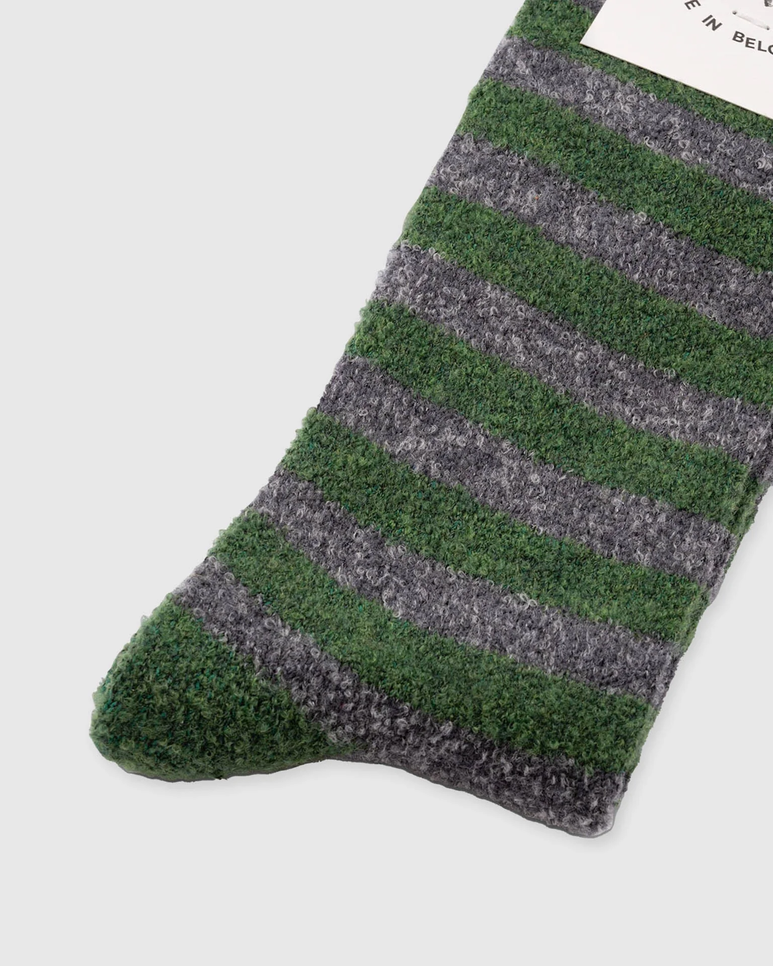 Cosmonaut Socks - Dark Grey / Green