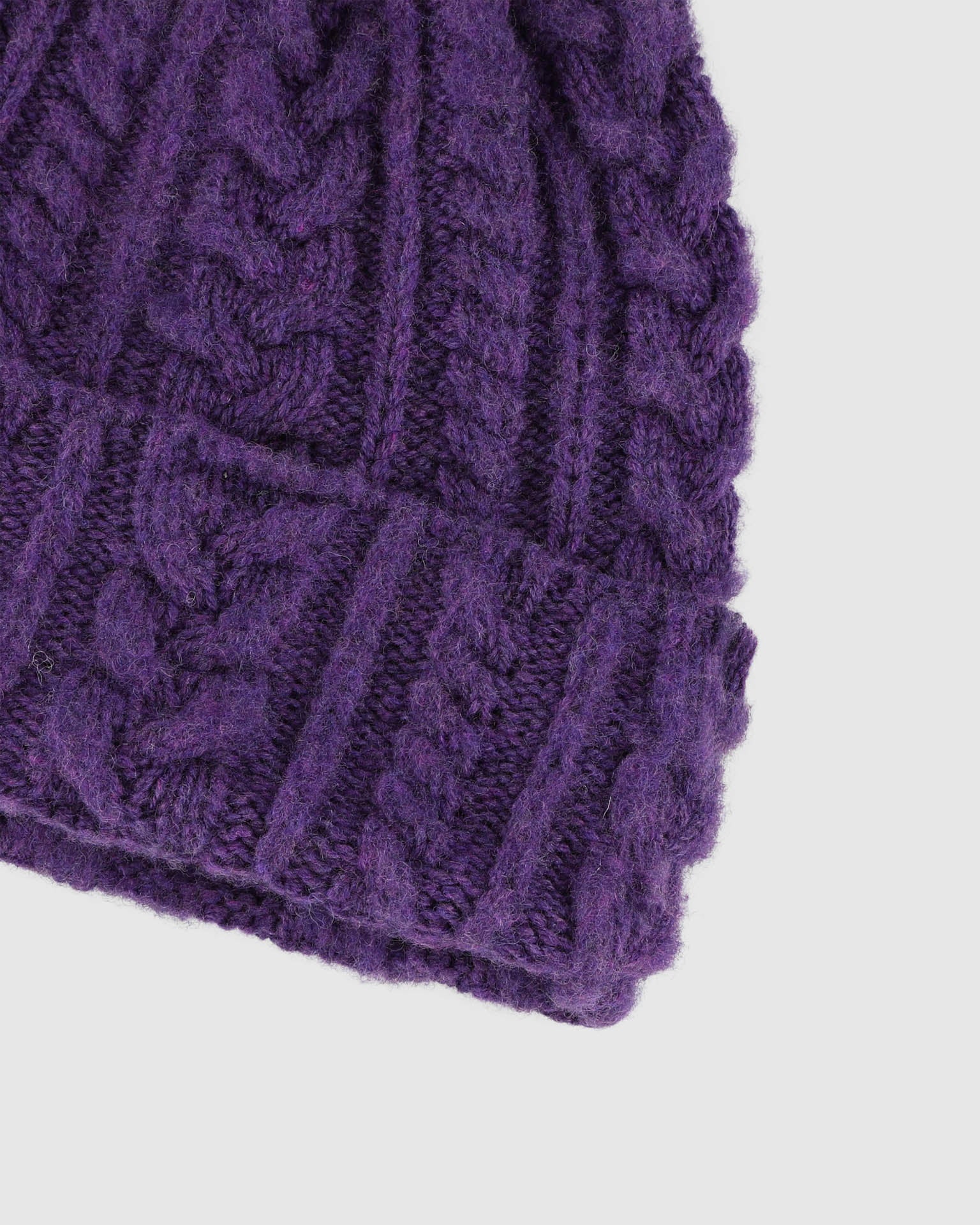 Cable Festival Hat - Violet Dream