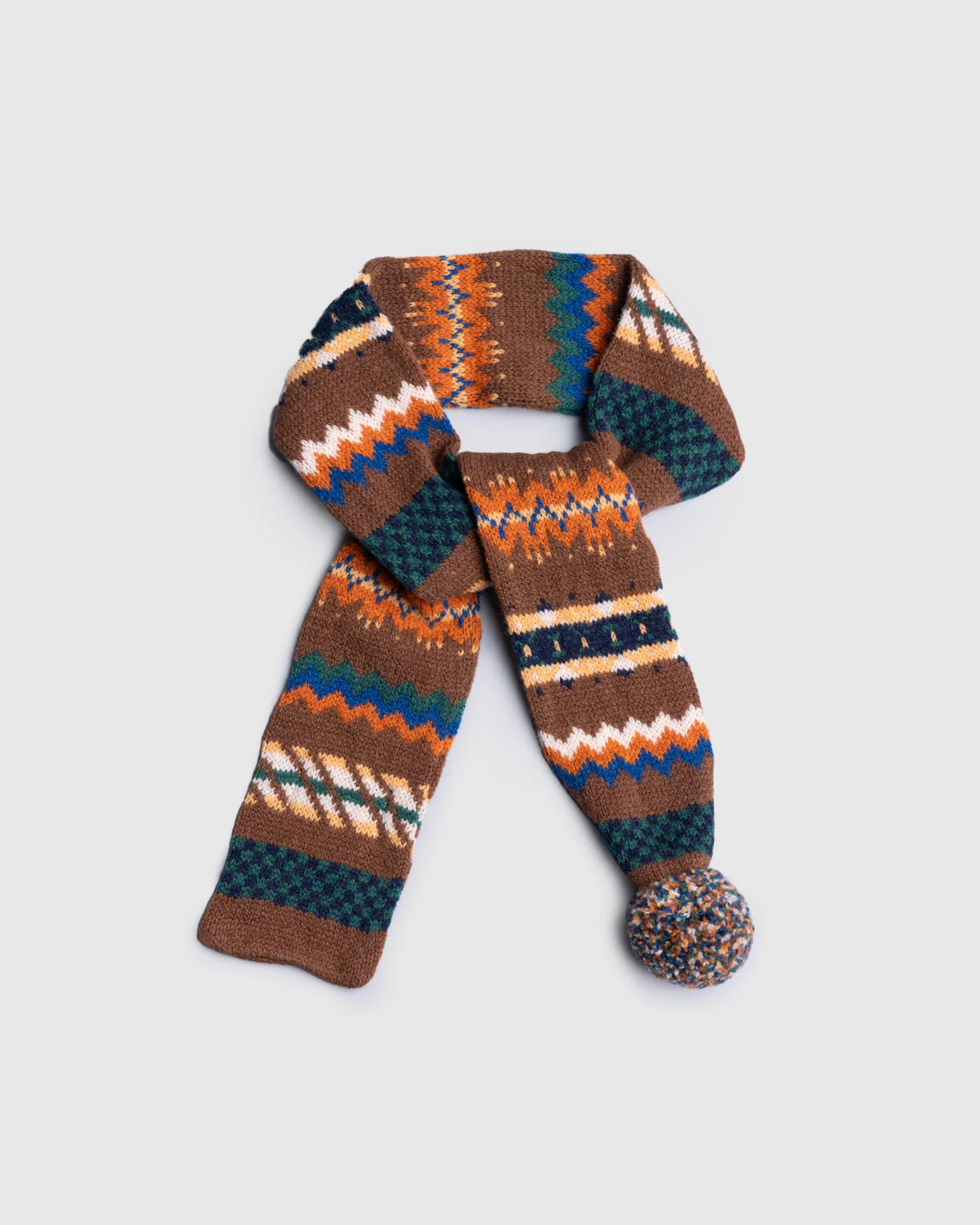 Small Woolen Wonder Scarf - Wood