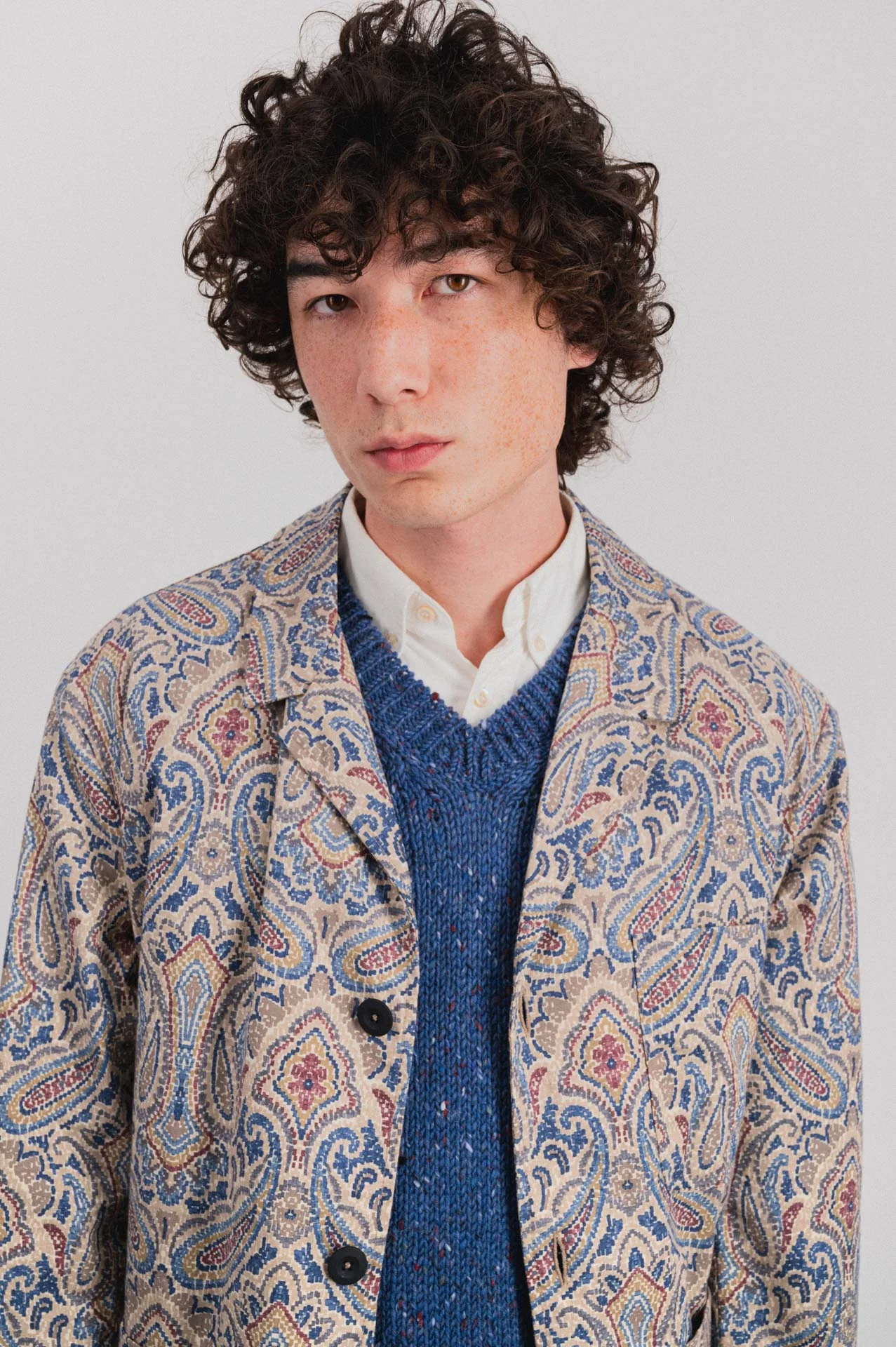 Cosmic Blazer - Fantasy - Sand Psych Paisley