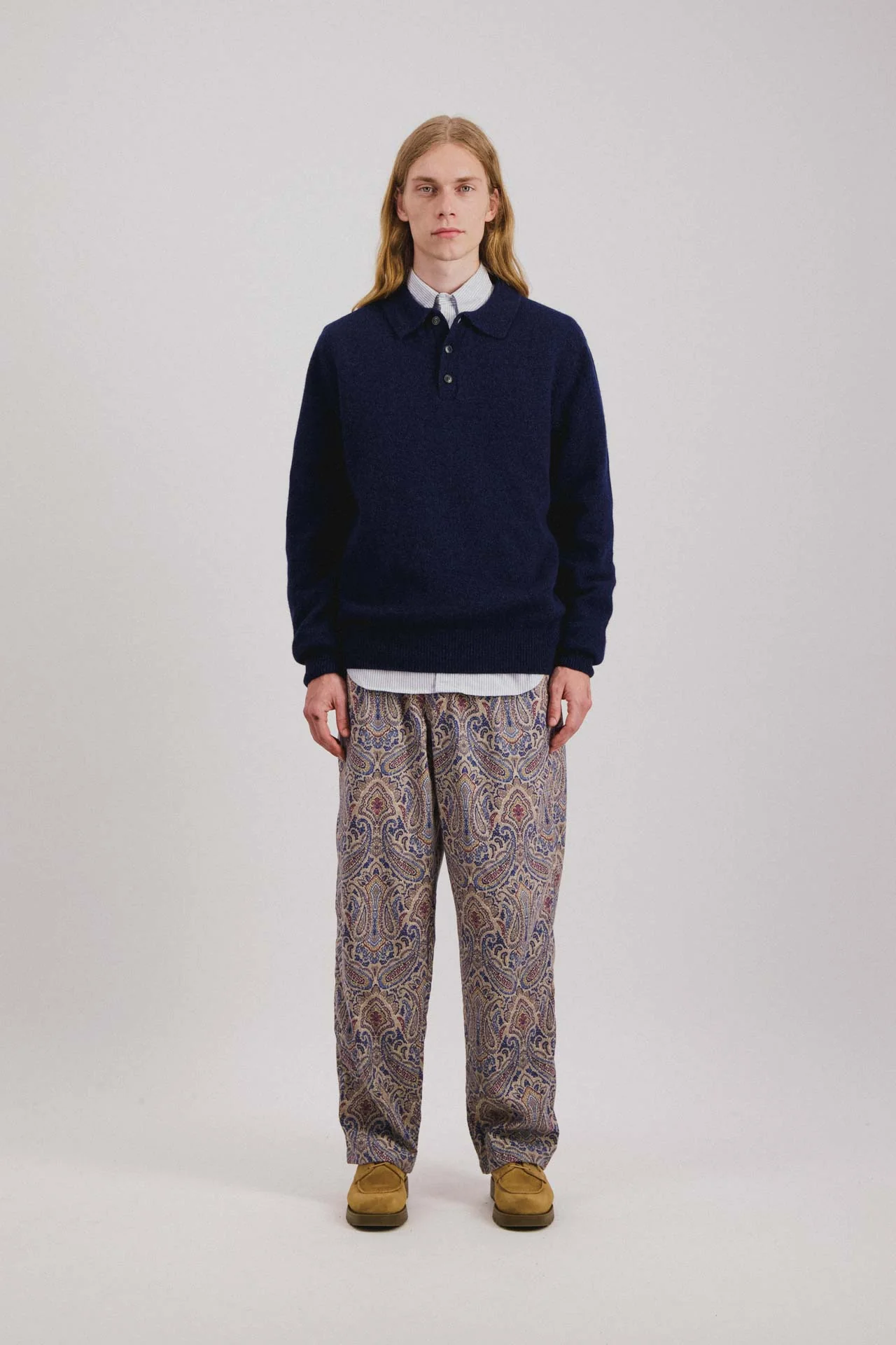 Dance of the Polo Knit - Navy Mix