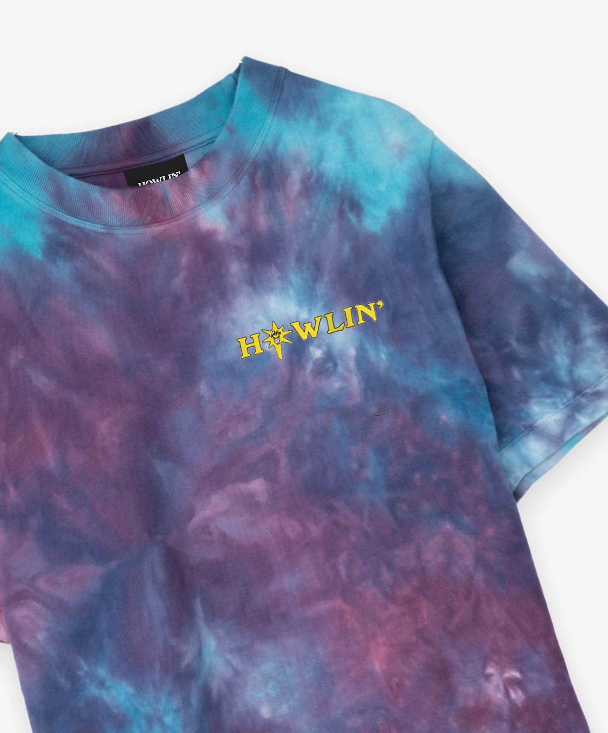 Howlin' Tie Dye T-shirt - Short Sleeve - Night Mix