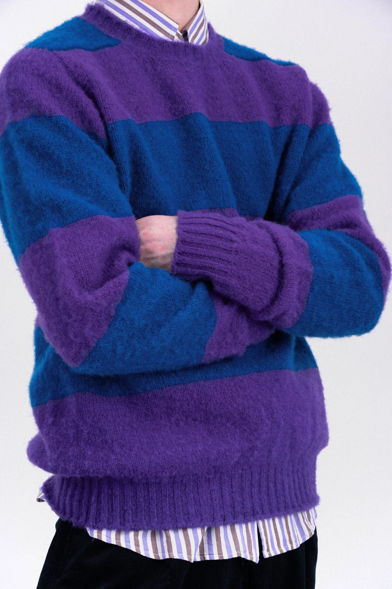 Shaggy Bear - Chunky Stripes - Purple Haze