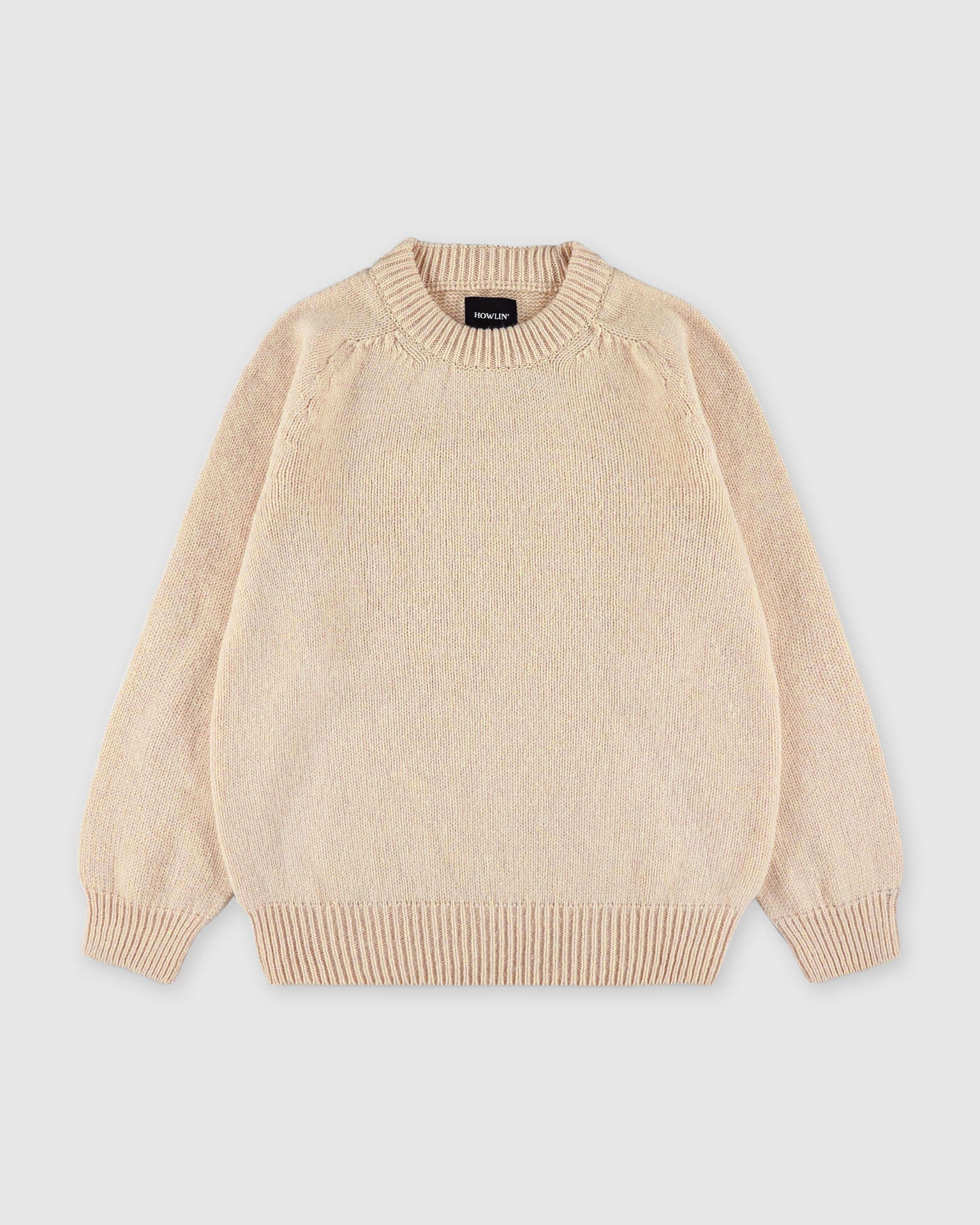 Boxy Space Knit - Almond