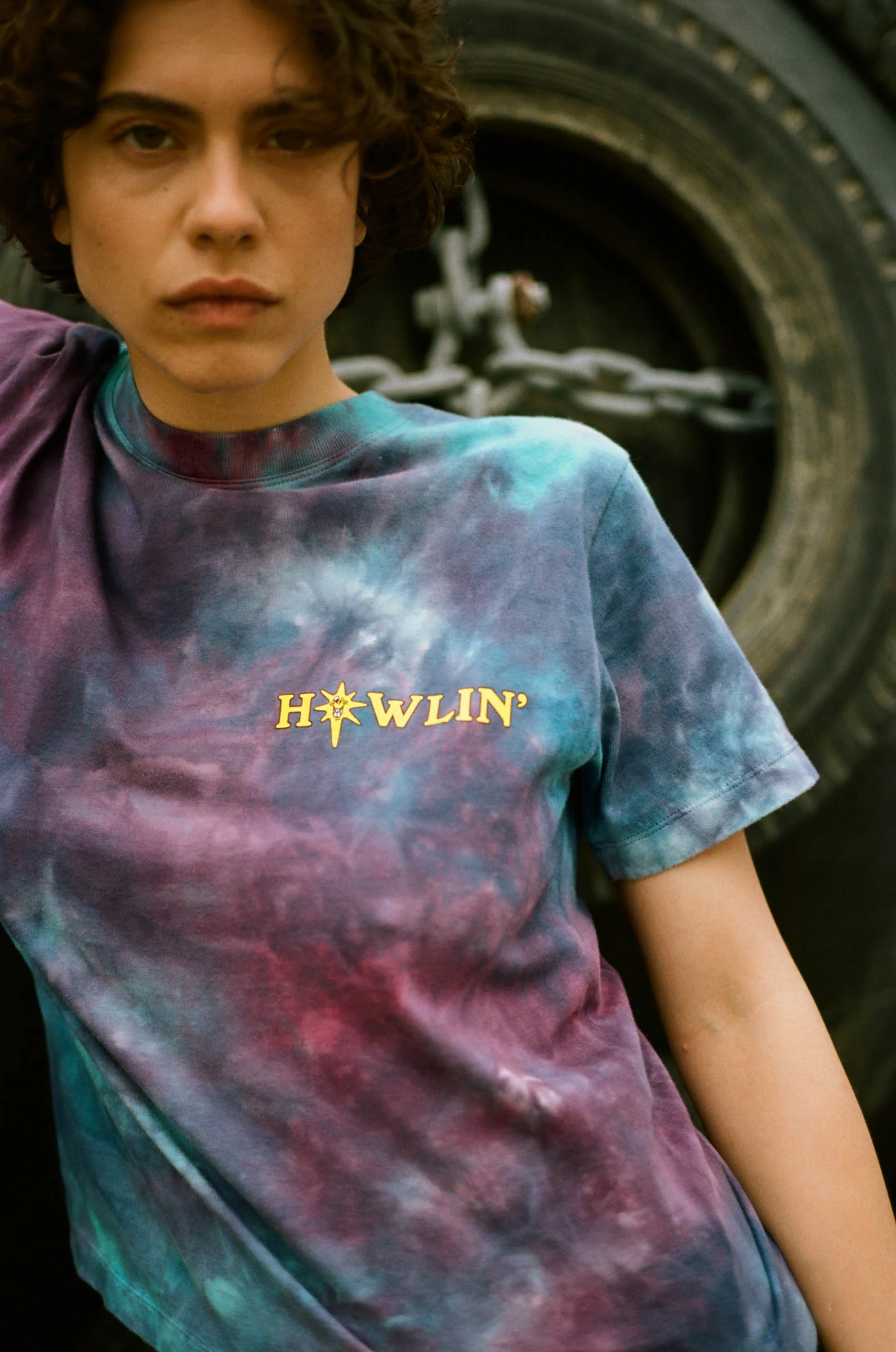 Howlin' Tie Dye T-shirt - Short Sleeve - Night Mix (Women)