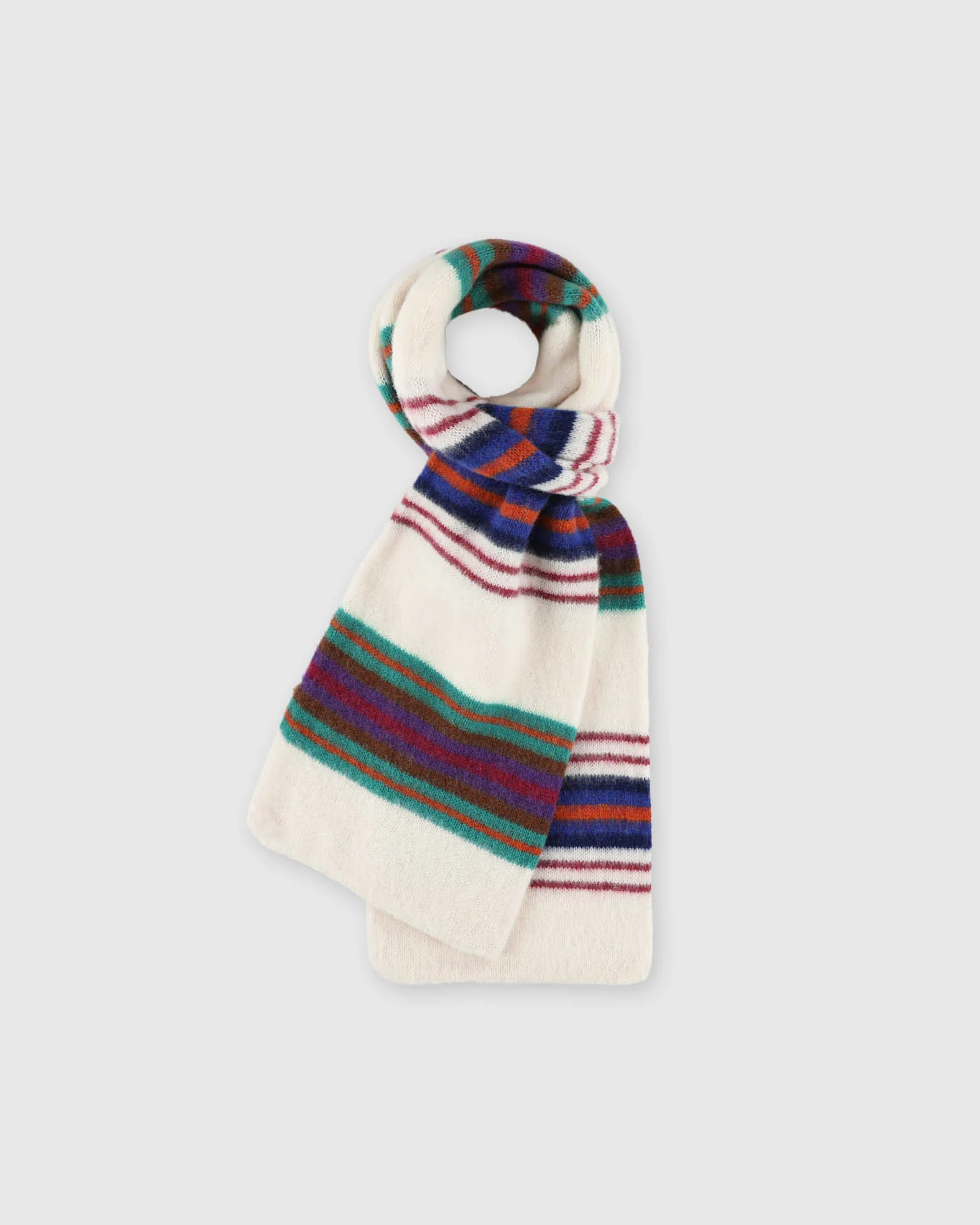 College Fun Scarf - Ecru