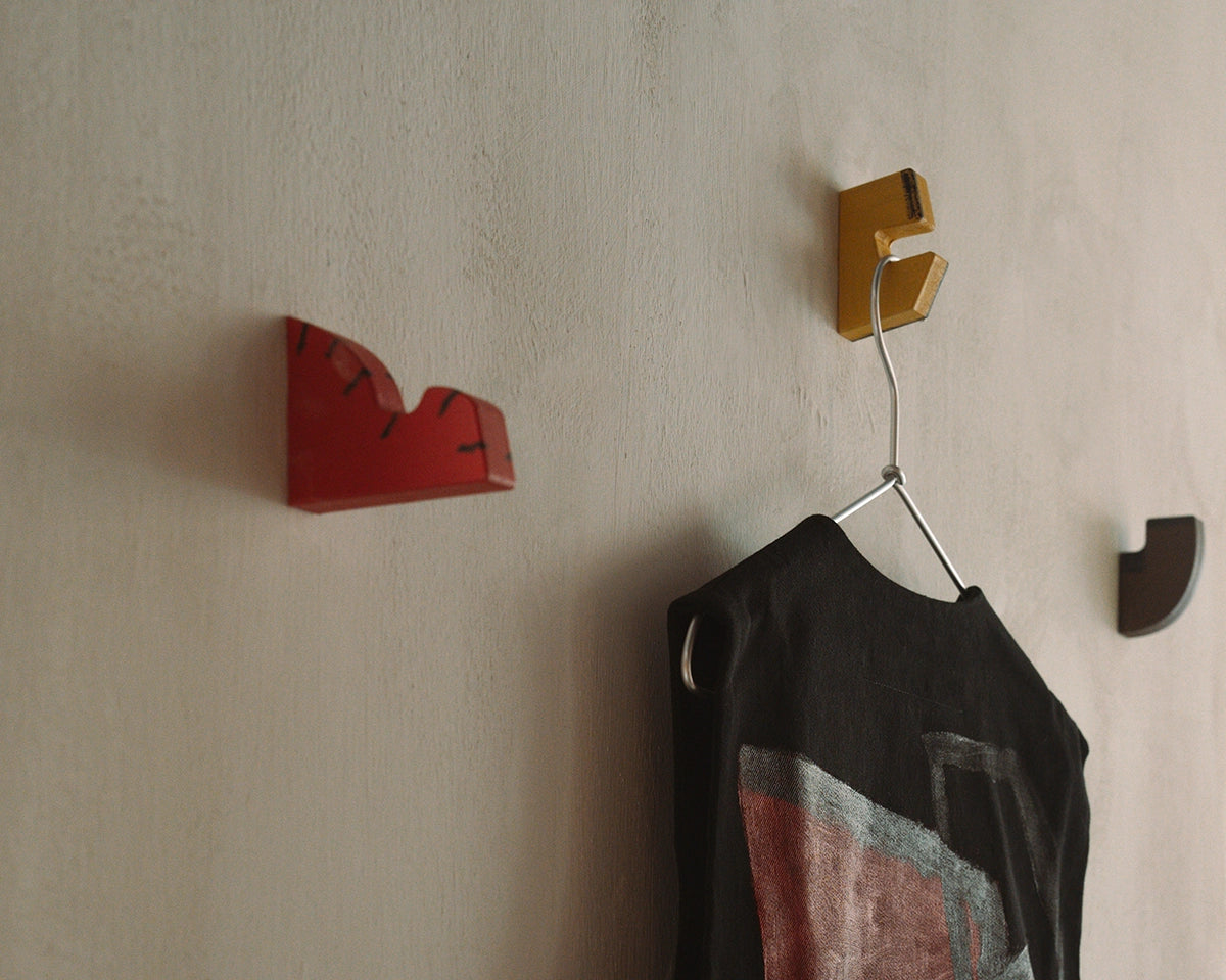 Toogood x FRAMA | Hook Sculpture Set of Two | Green + Brown