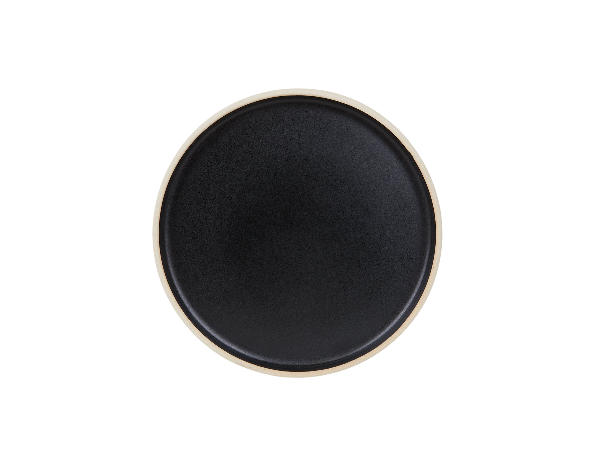 Otto Ceramic Plate Set of Two | Black | Small