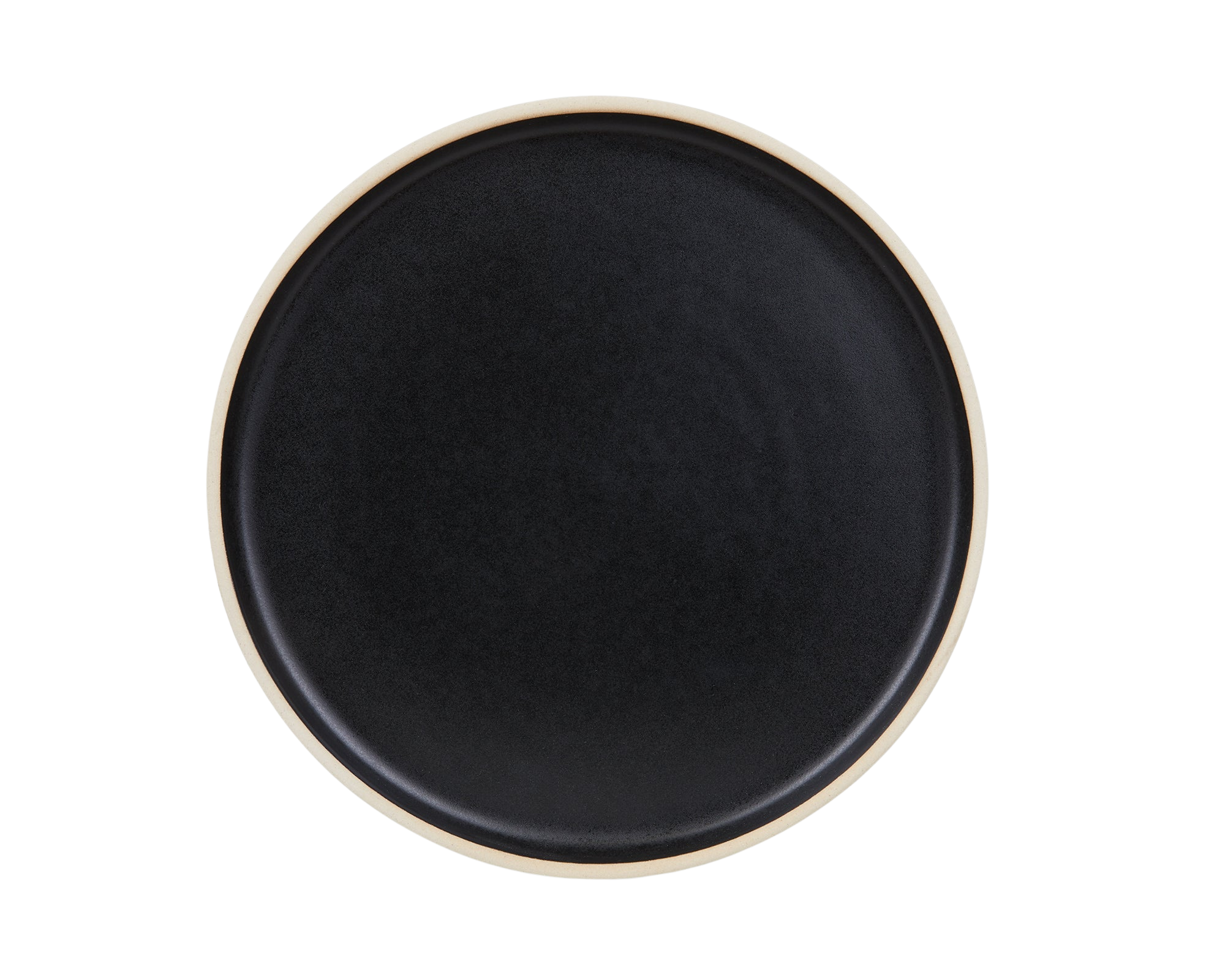 Otto Ceramic Plate Set of Two | Black | Large