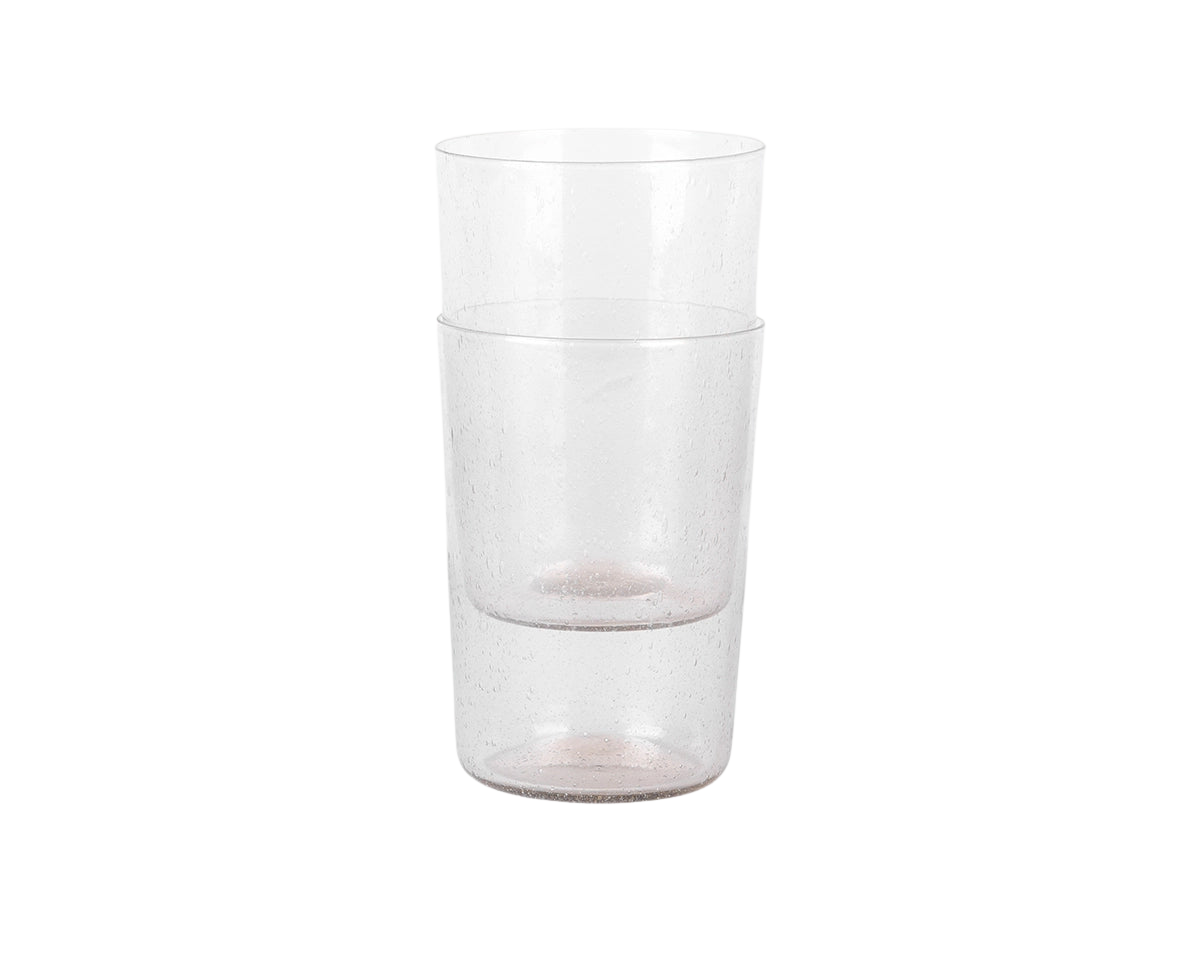 Isle Glass Set of Two | Light Smoke