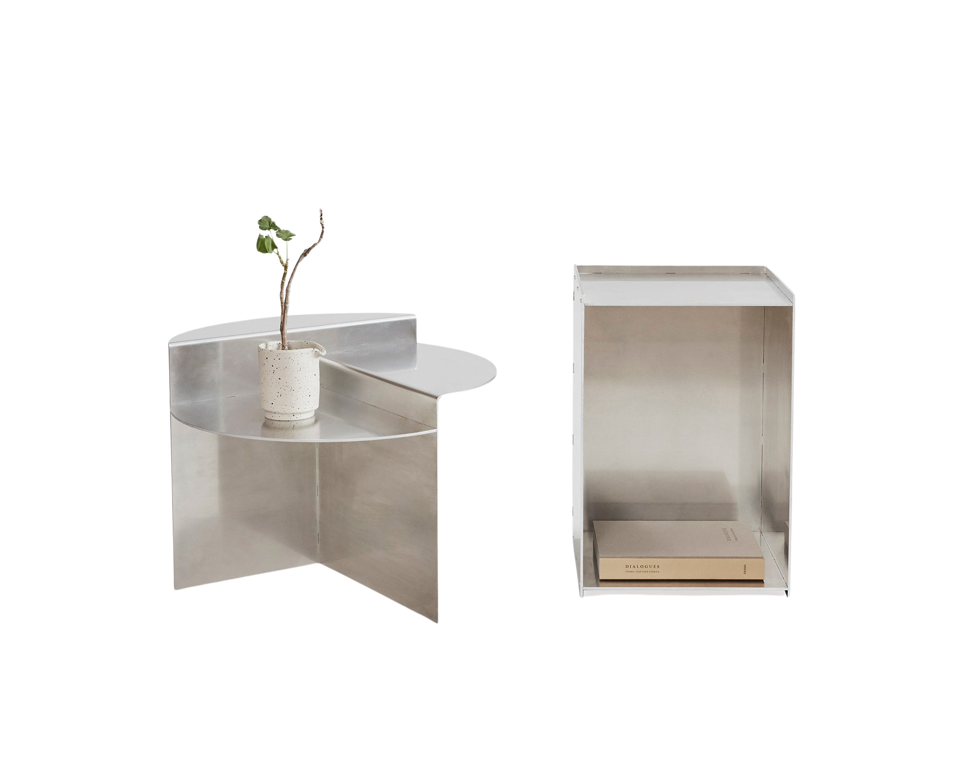 Rivet Side Table | Aluminum