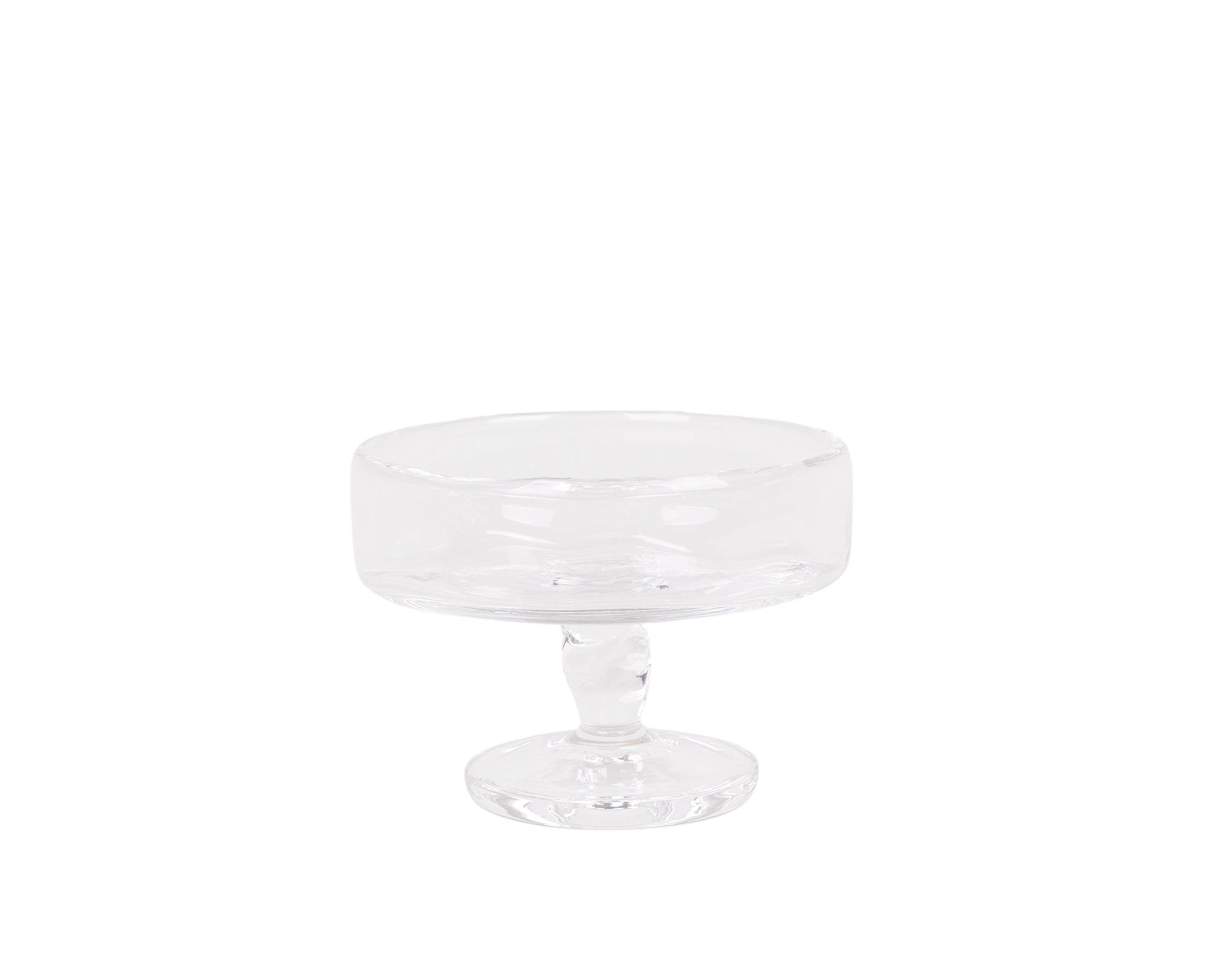 0405 Stem Glass Set of Four | Clear | Wide