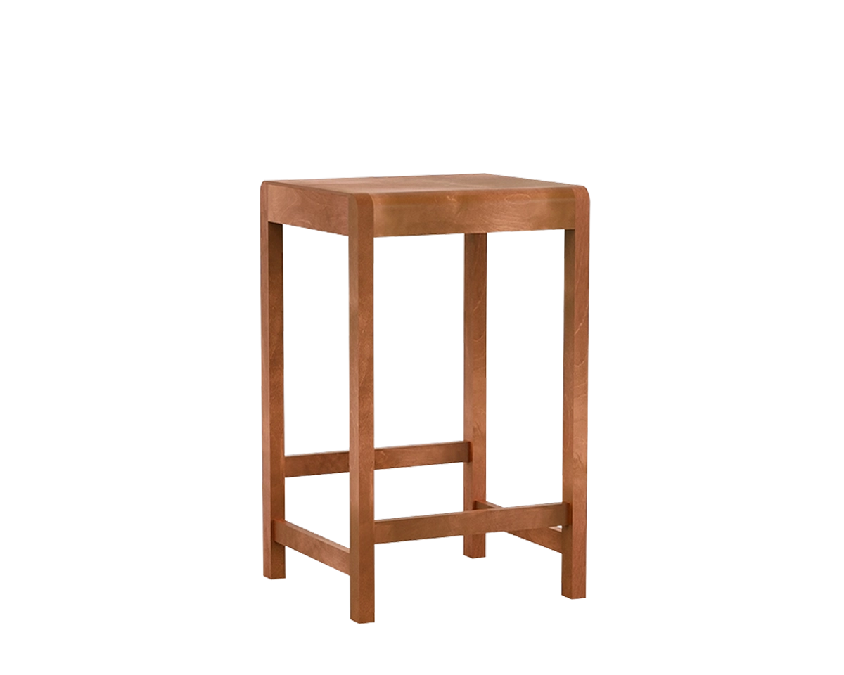 Stool 01 | Warm Brown Birch | H65