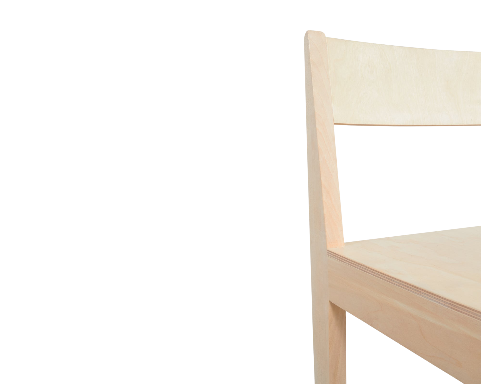 Bar Chair 01 | Natural Birch | H76