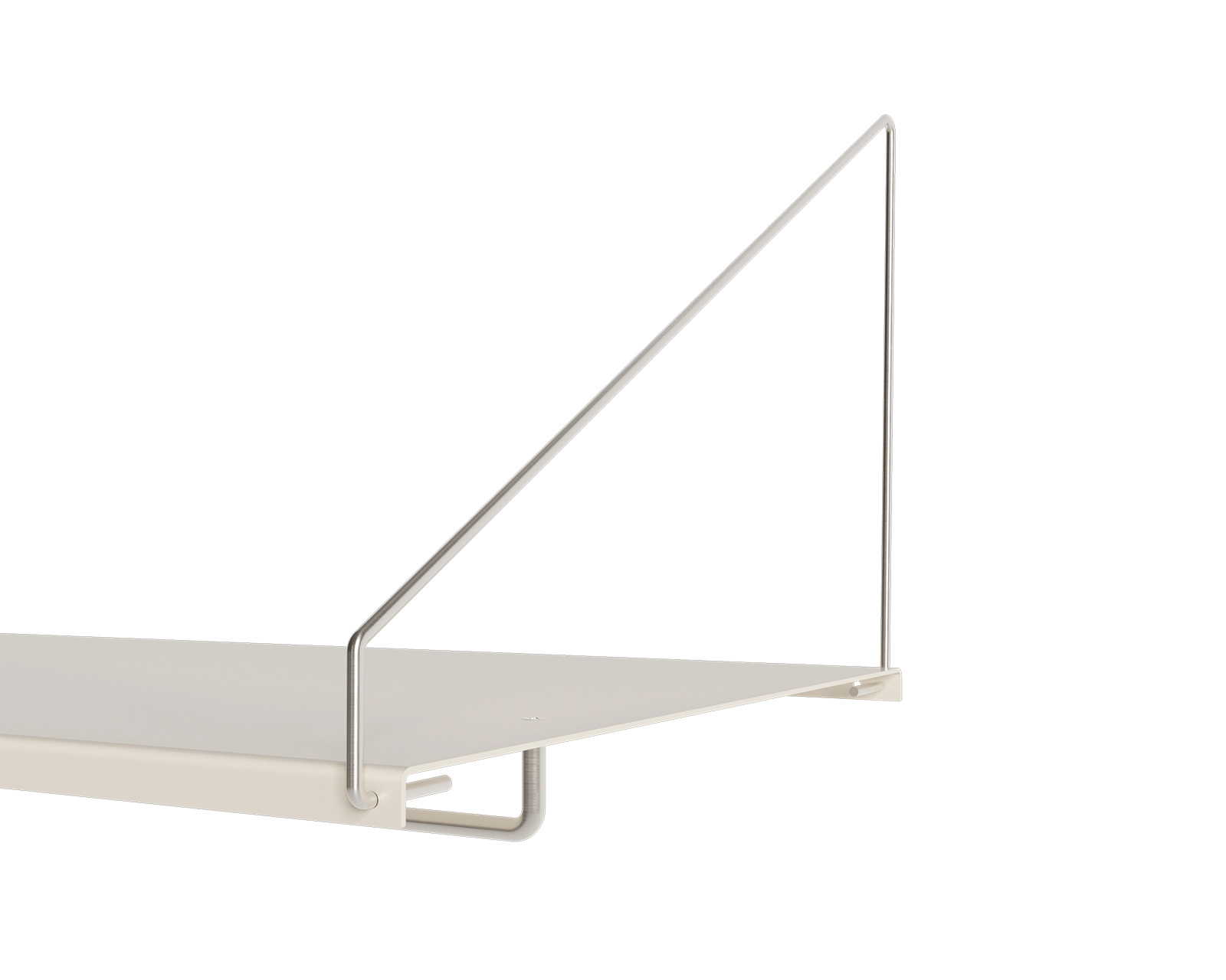 Library Hanger Shelf | Warm White Steel | D40 / W80
