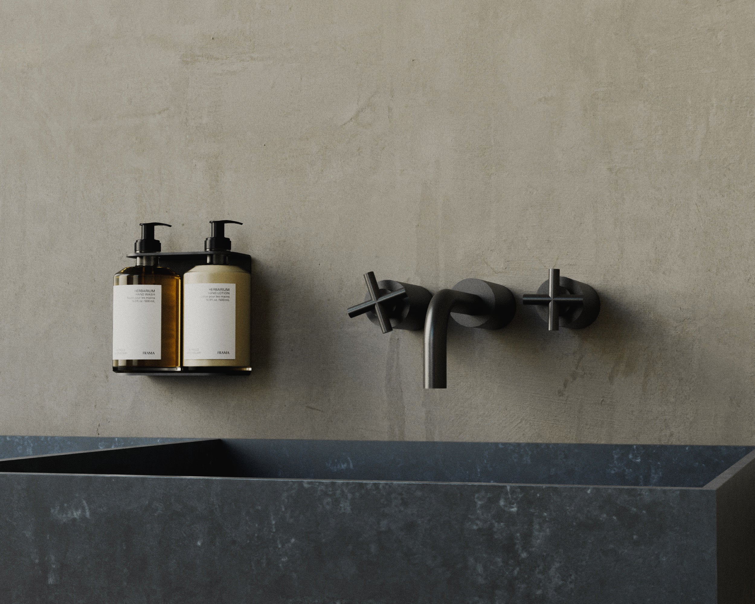 Wall Display | Black | Double | 375 ml