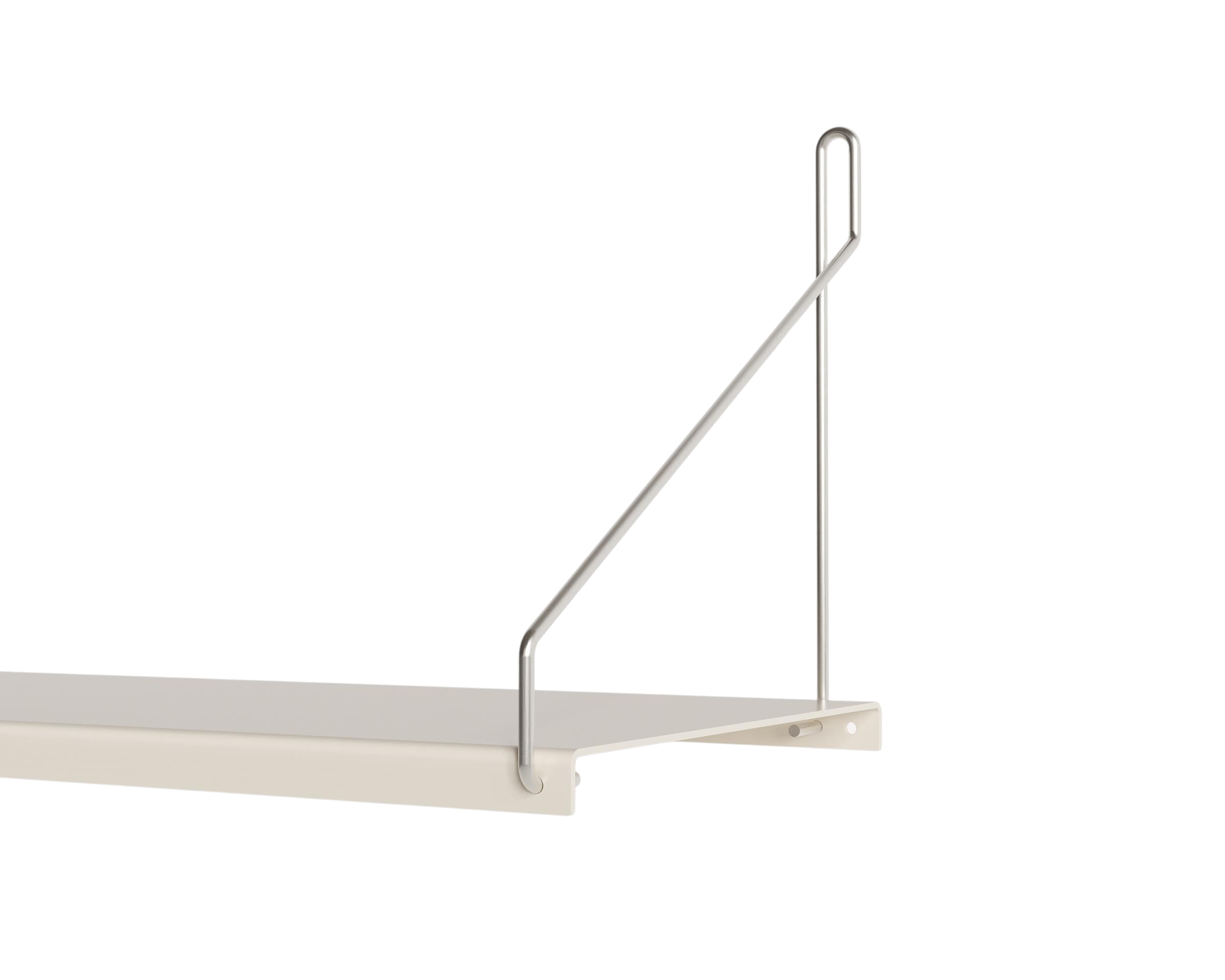 Single Shelf | Warm White Steel | D20 / W80