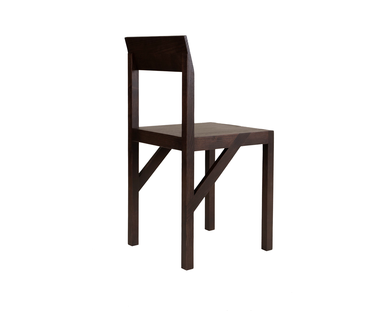 Bracket Chair | Dark Brown Ash