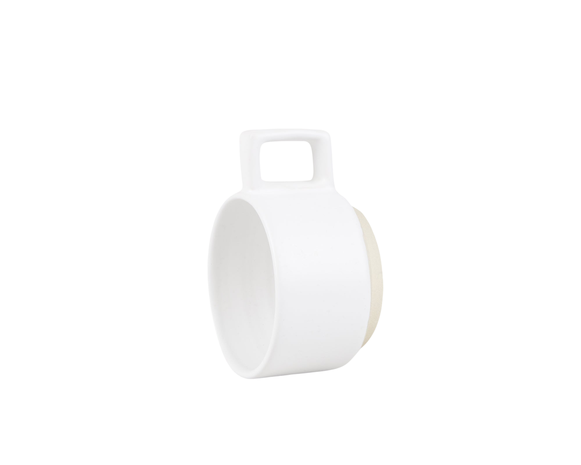 Otto Ceramic Mug with Handle | White