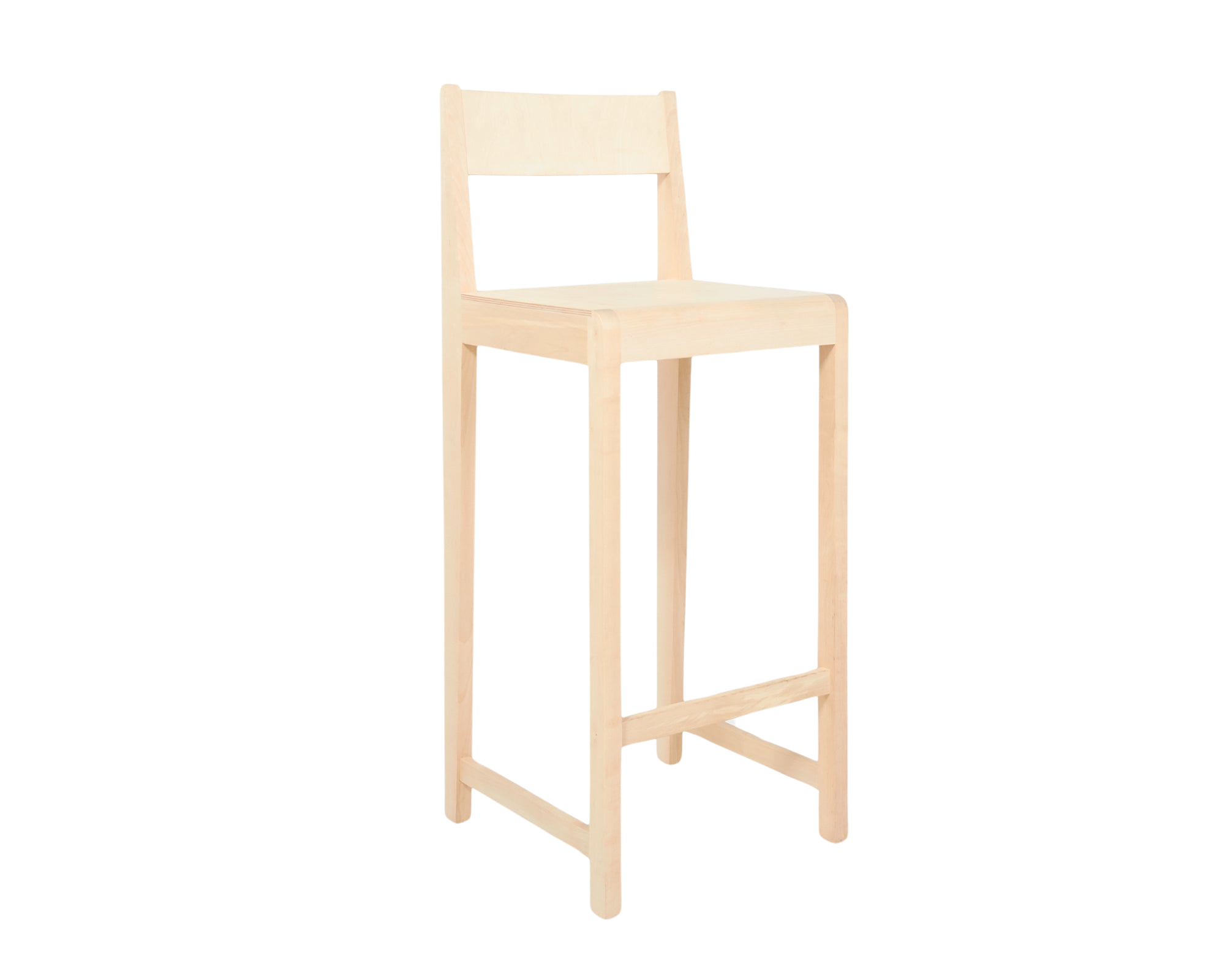 Bar Chair 01 | Natural Birch | H76