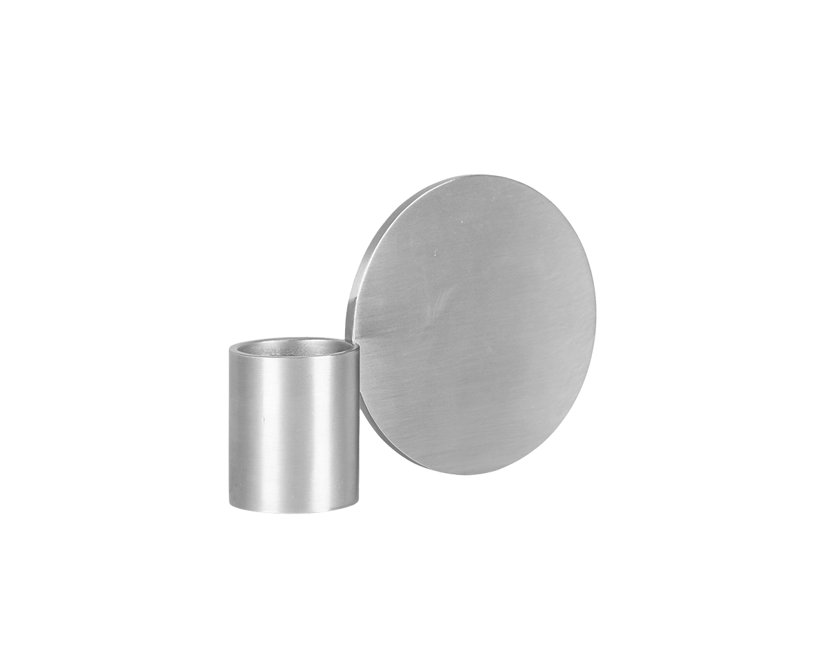 Fundament Candle Holder | Stainless Steel | Form 3