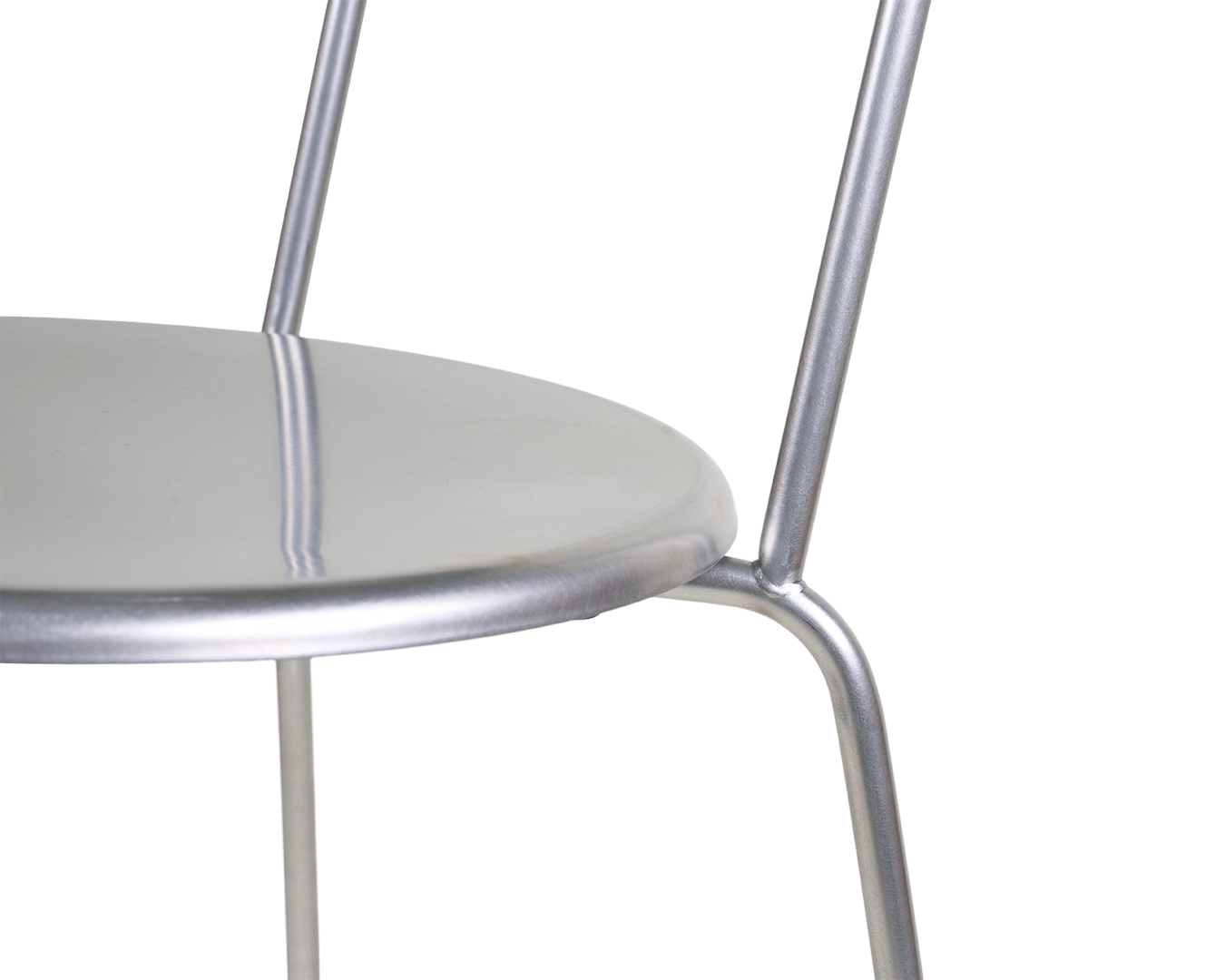 Petit Rond Chair | Stainless Steel