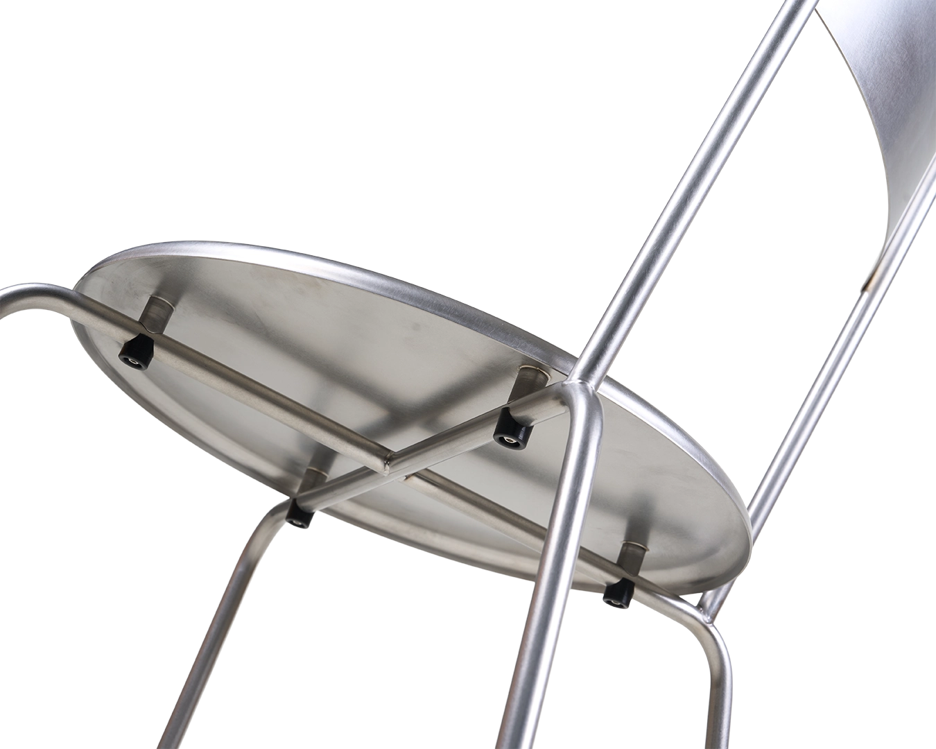 Petit Rond Chair | Stainless Steel