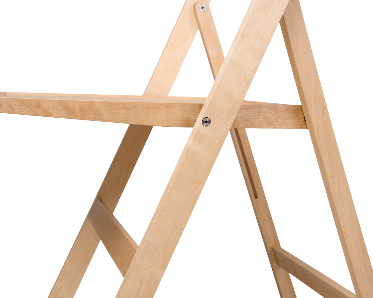 Folding Flat Chair | Natural Birch