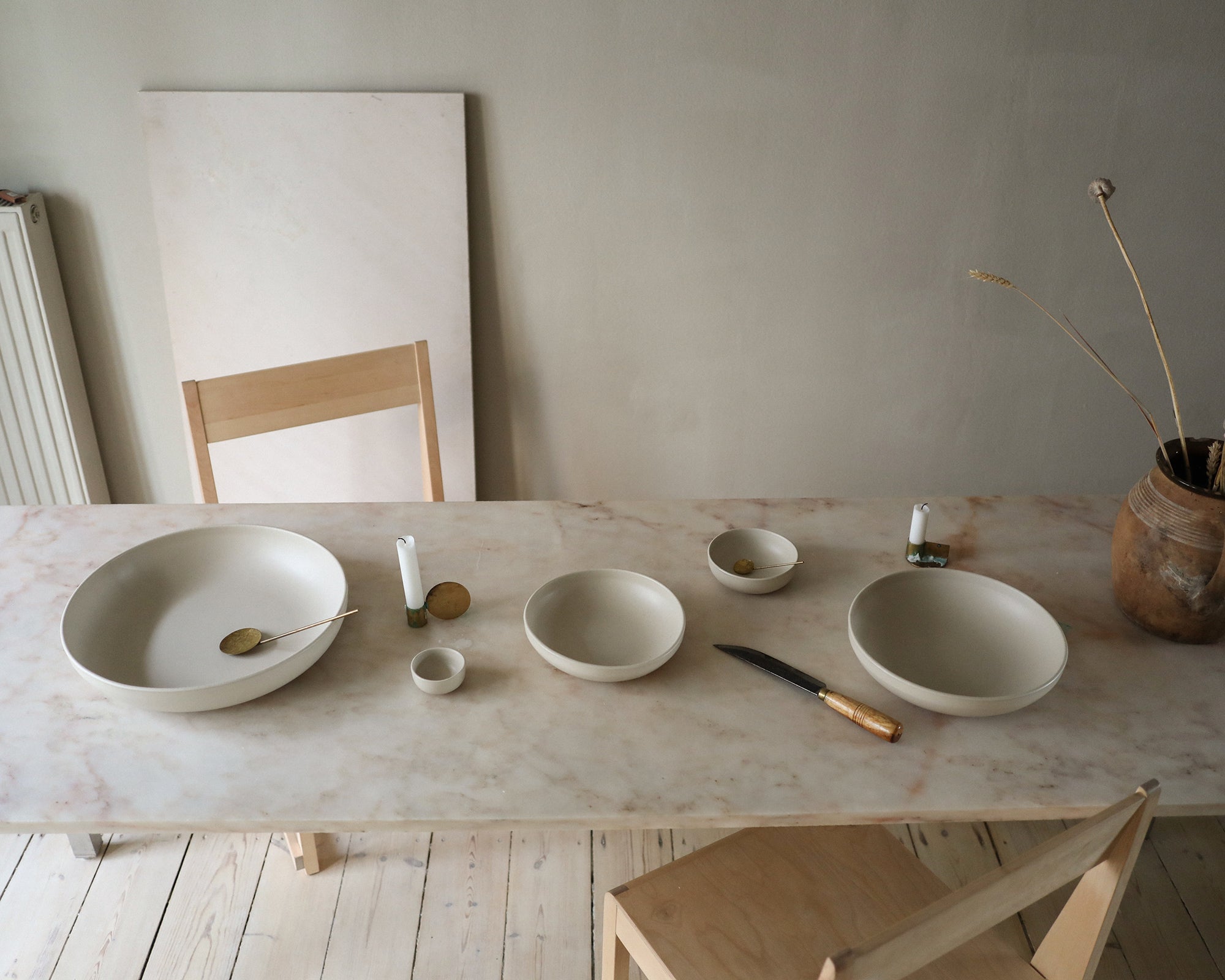 Otto Ceramic Shallow Bowl | Natural | Extra Small