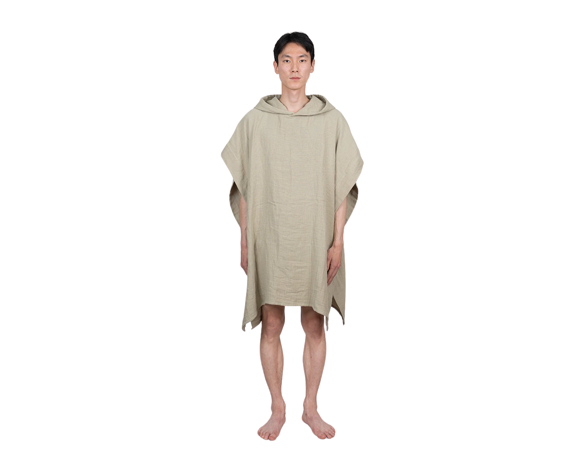 Light Towel Poncho | Sage Green