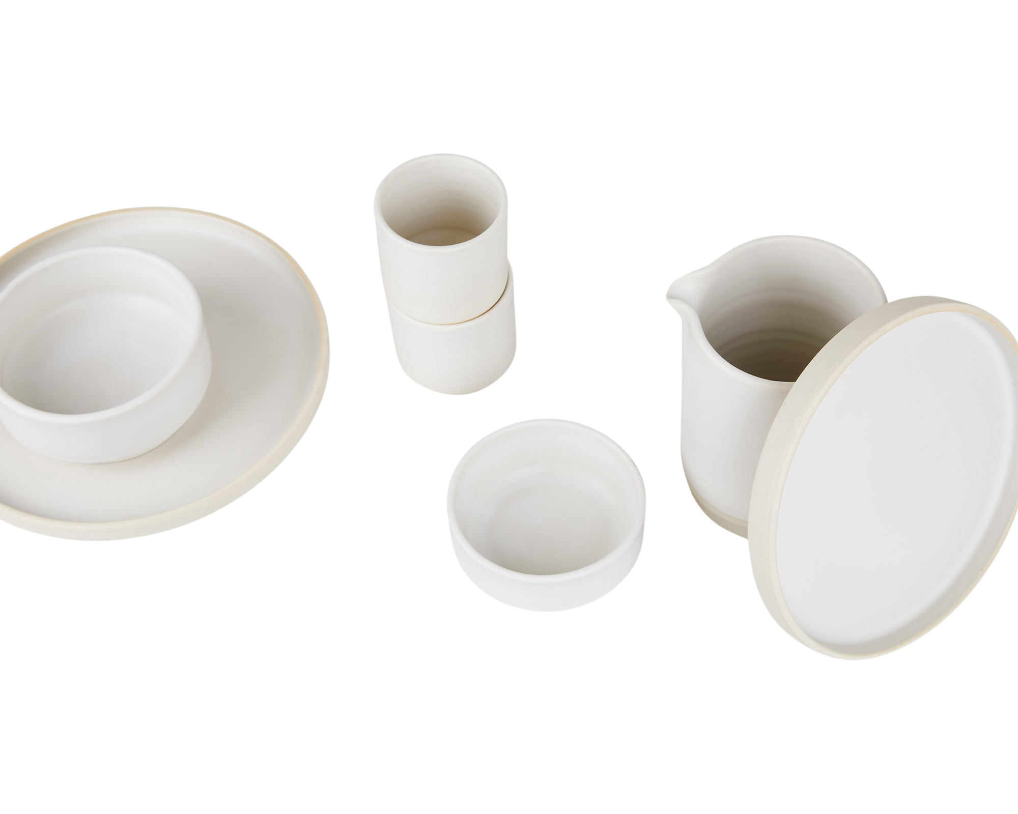 Otto Ceramic Bowls Set of Two | Natural | Medium