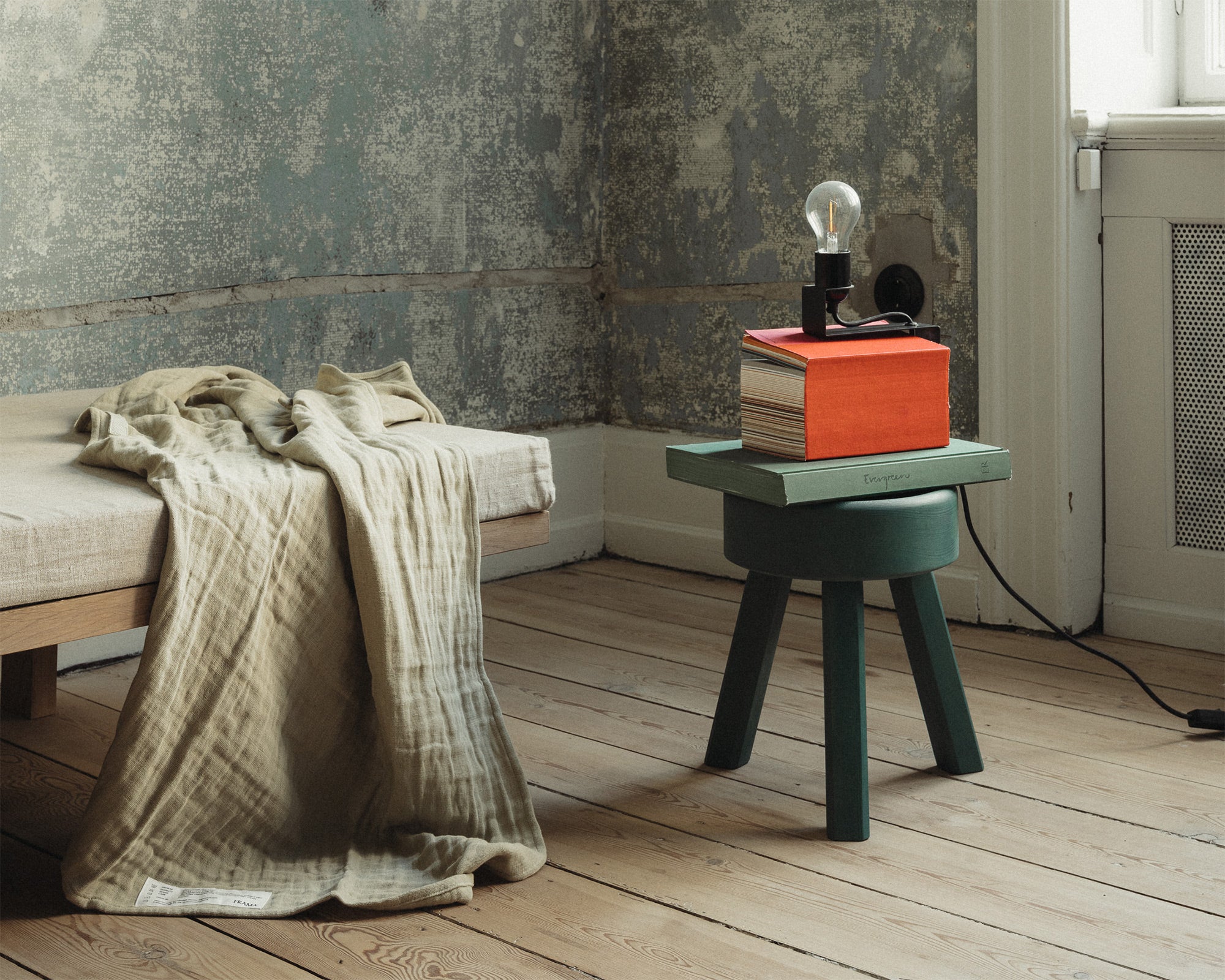 AML Stool | Green Pine