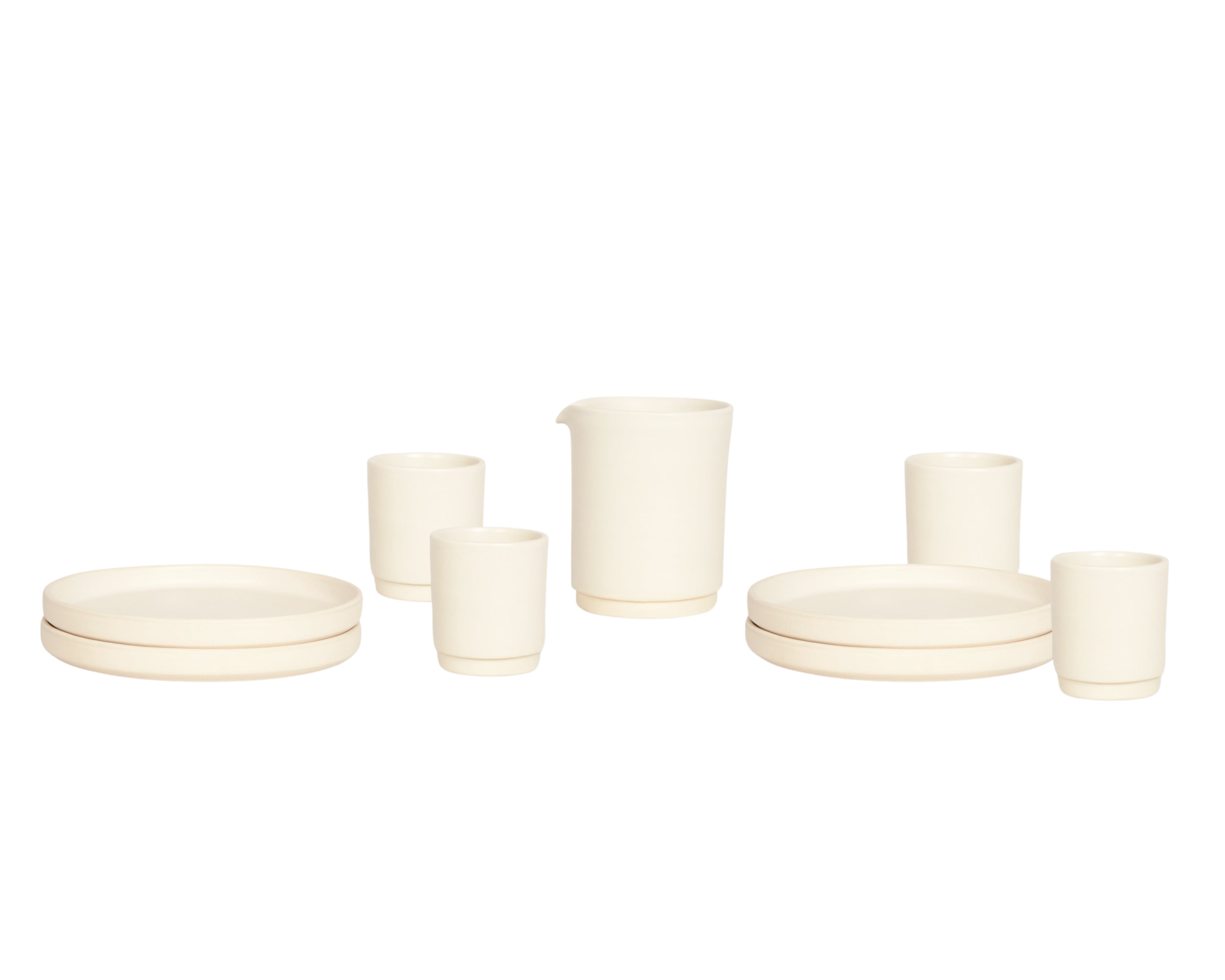 Otto Ceramic Tableware Set I Lunch | Natural