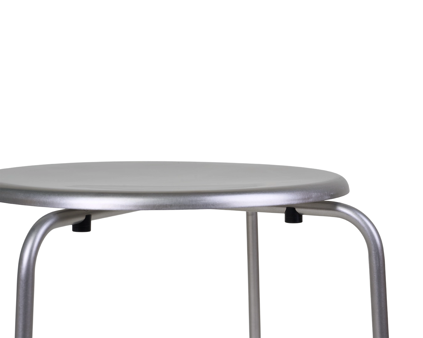 Petit Rond Stool | Stainless Steel