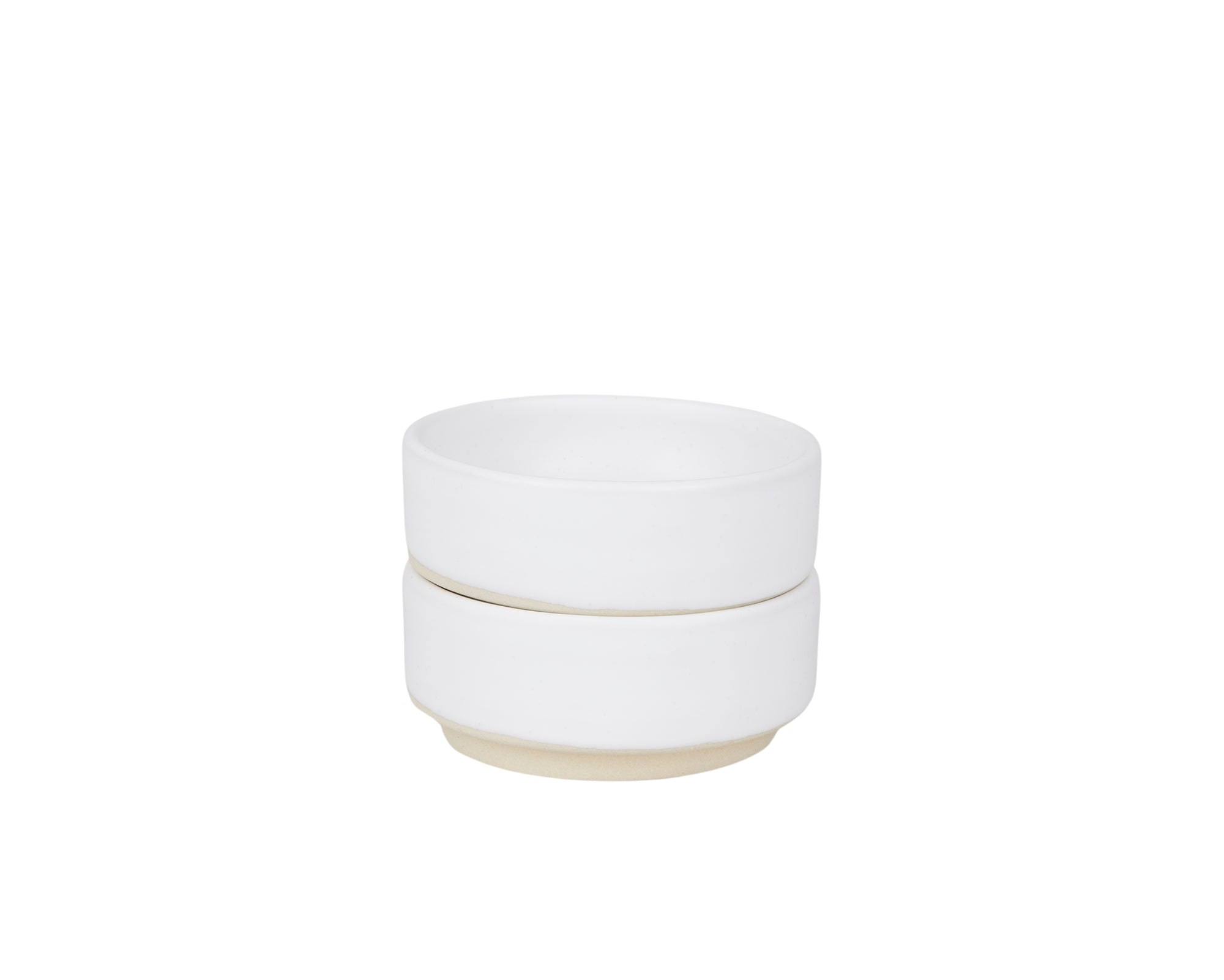 Otto Ceramic Bowls Set of Two | White | Small